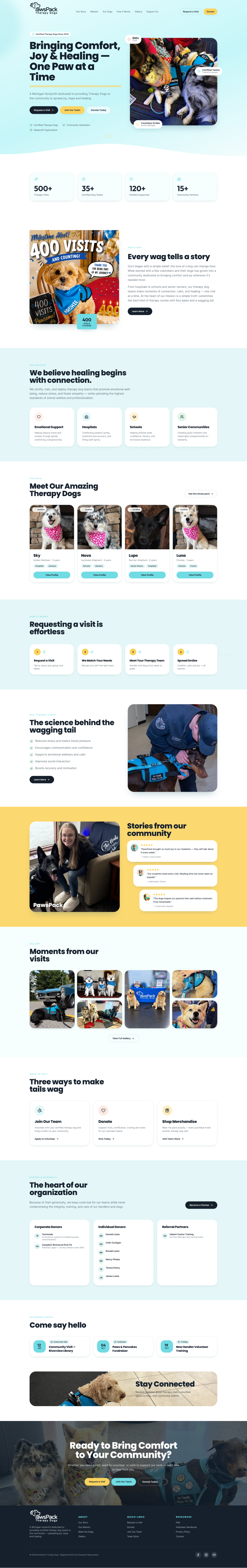 Web Design by ancineha for PawsPack | Design #37560688