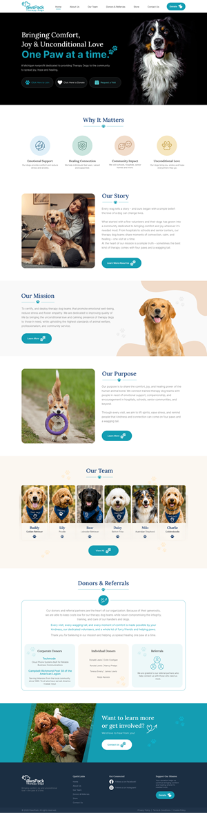 Web Design by OGMA CONCEPTIONS for PawsPack | Design: #37561614