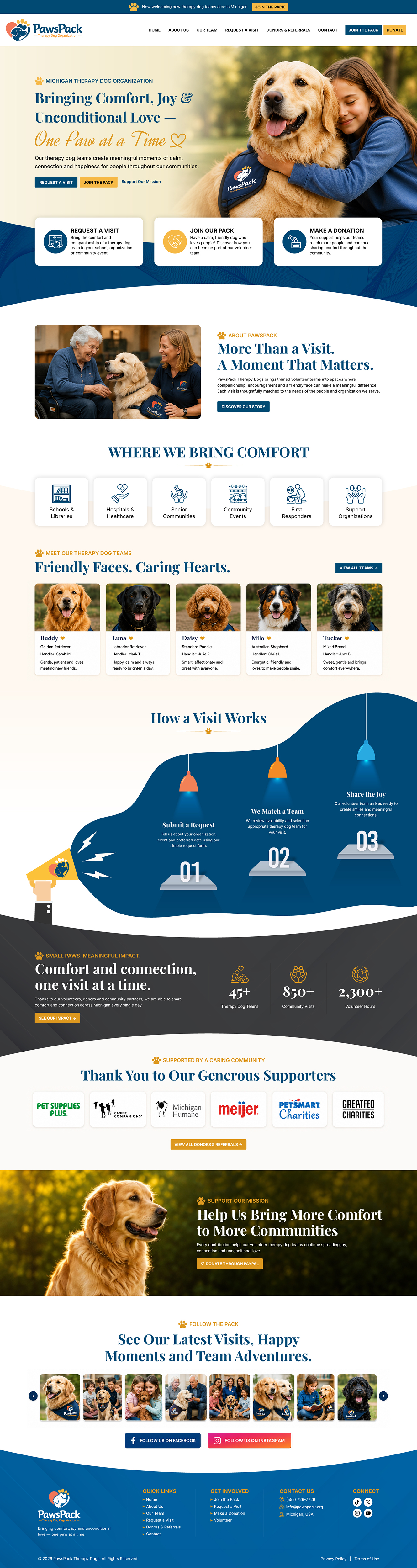 Web Design par Titan Solbiz pour PawsPack | Design #37564157