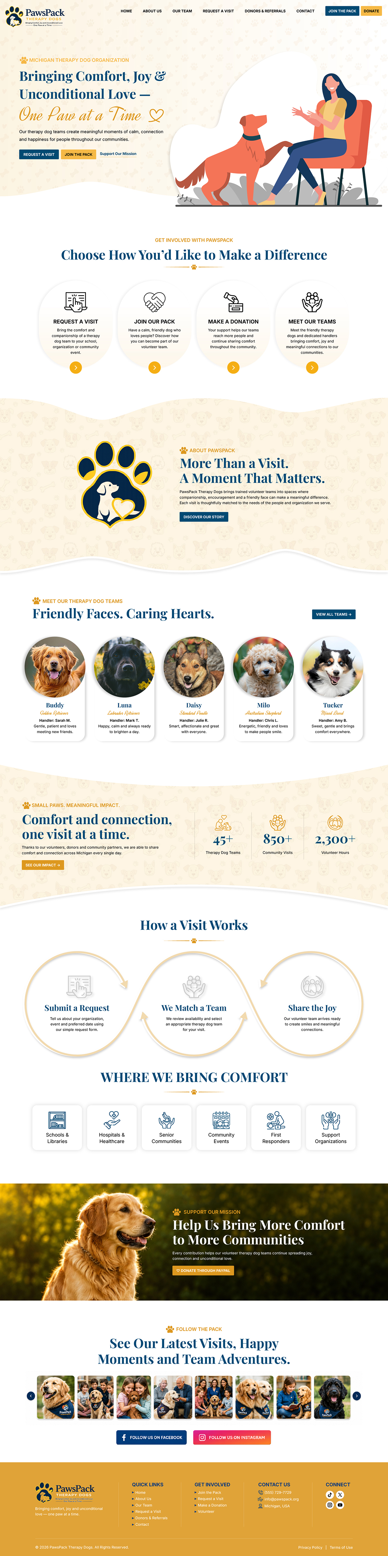 Web Design par Titan Solbiz pour PawsPack | Design #37572336