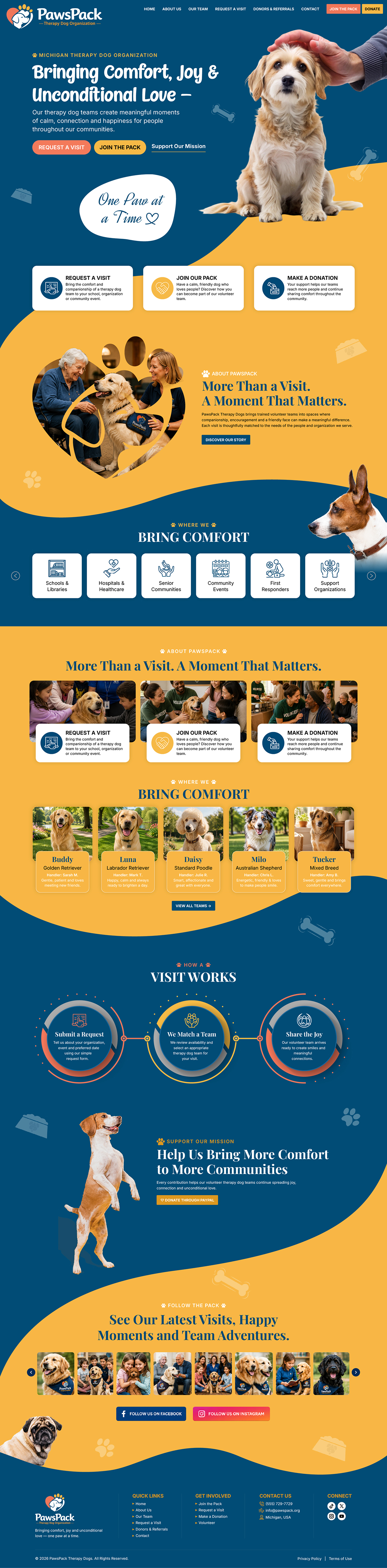 Web Design par Titan Solbiz pour PawsPack | Design #37575155