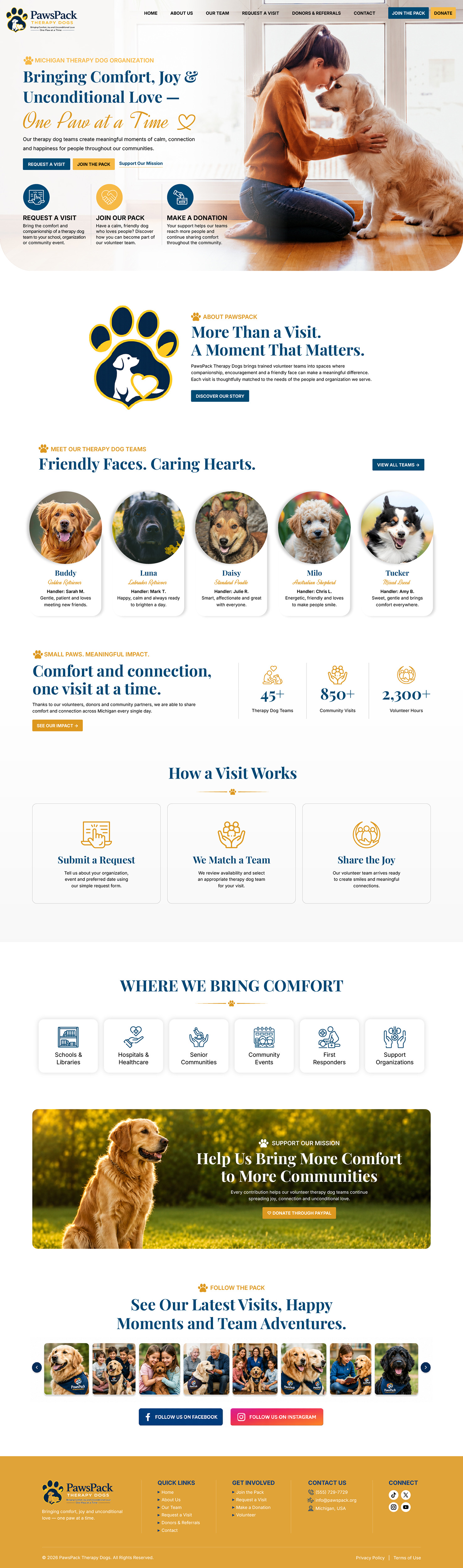 Web Design par Titan Solbiz pour PawsPack | Design #37576925