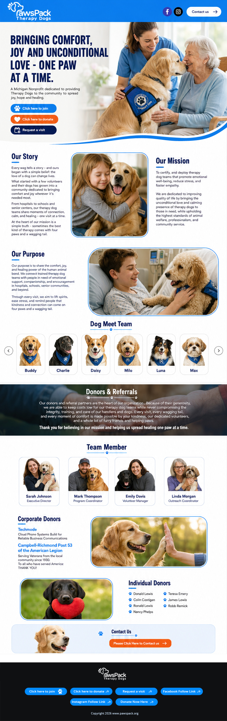 Web Design by partha 4 for PawsPack | Design #37577482