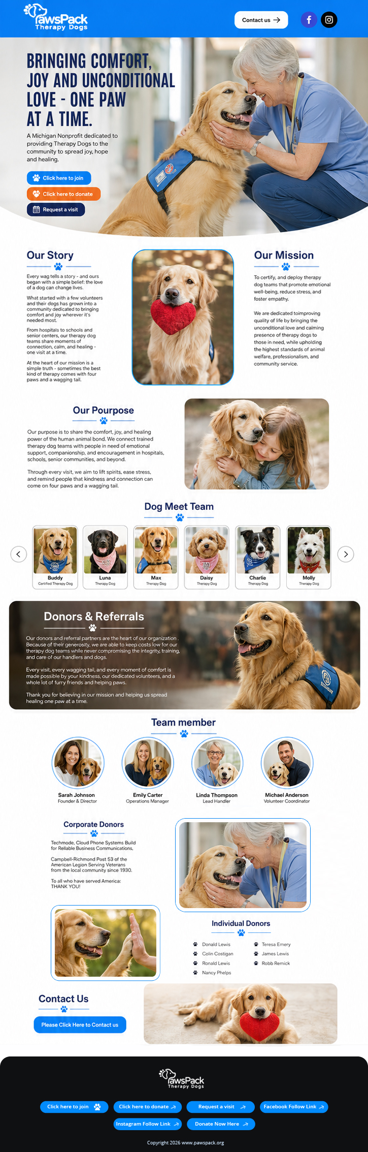 Web Design by partha 4 for PawsPack | Design #37577493