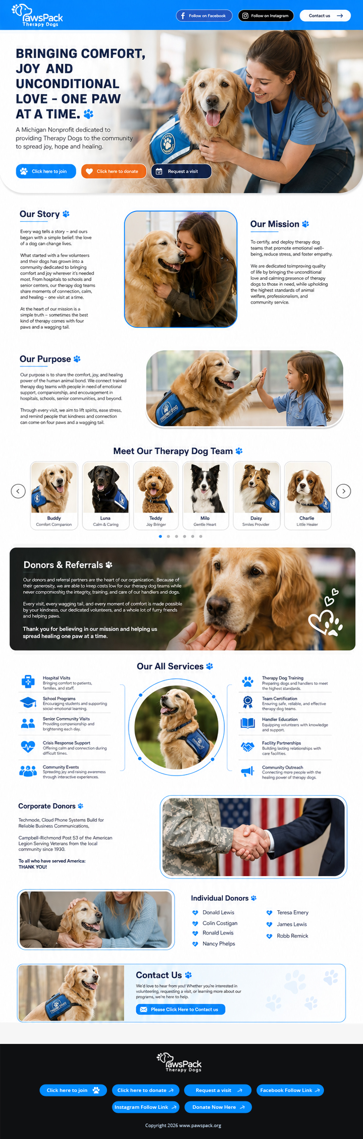 Web Design par partha 4 pour PawsPack | Design #37577502