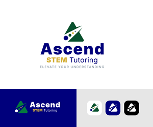Logo Design by Sun Moon Graphic Designer for Ascend STEM Tutoring | Design #37571242