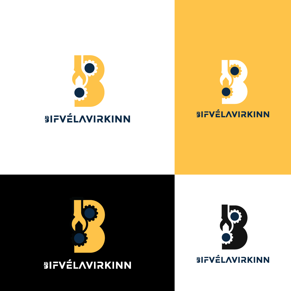 Diseño de Logo por CaptainZZ para Bifvélavirkinn ehf | Diseño #37583240
