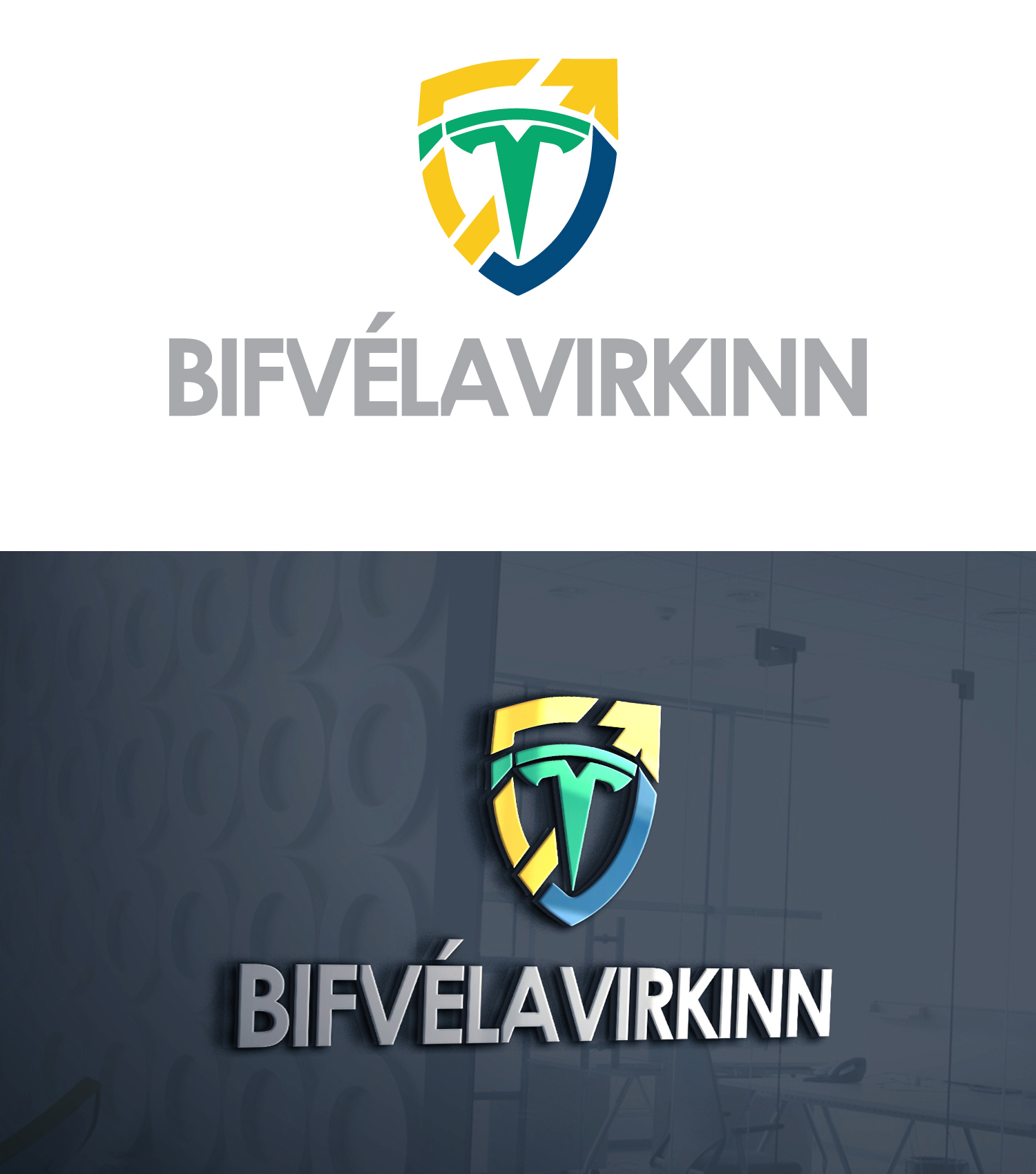 Logo Design by 24ksunny for Bifvélavirkinn ehf | Design #37569201