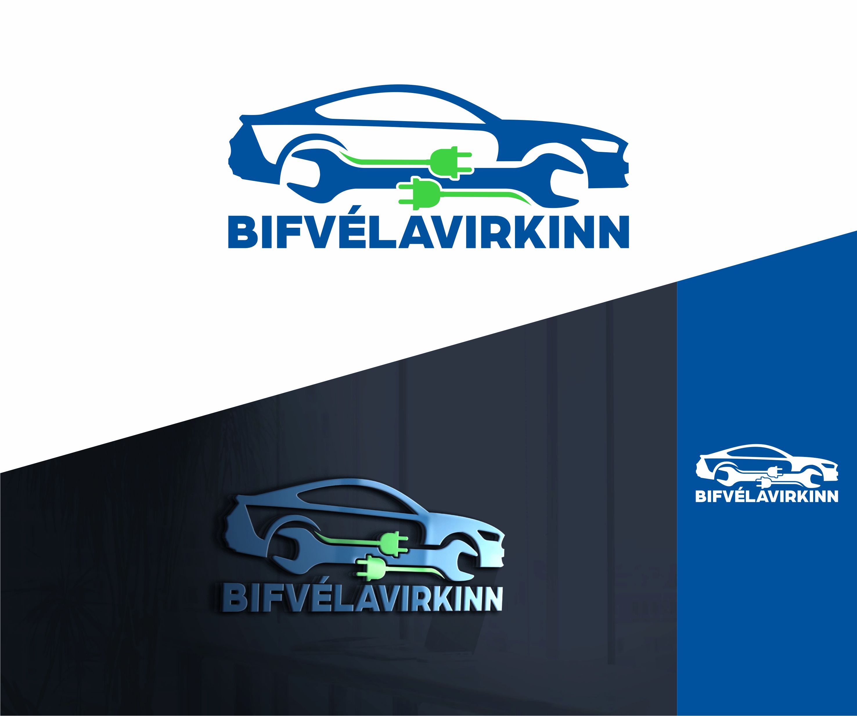 Logo Design by alkaline for Bifvélavirkinn ehf | Design #37567316