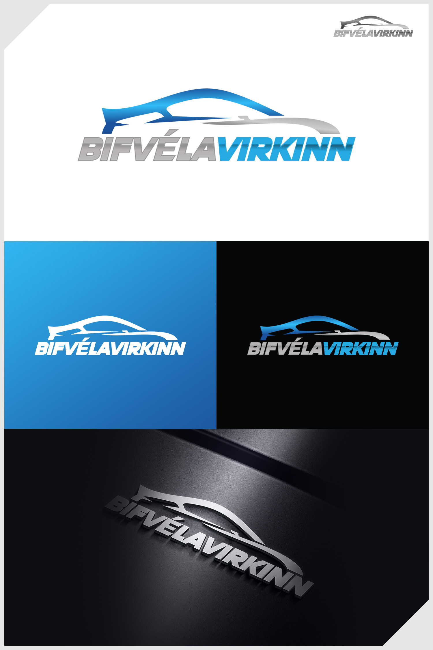 Logo Design by IDesign1606 for Bifvélavirkinn ehf | Design #37584795