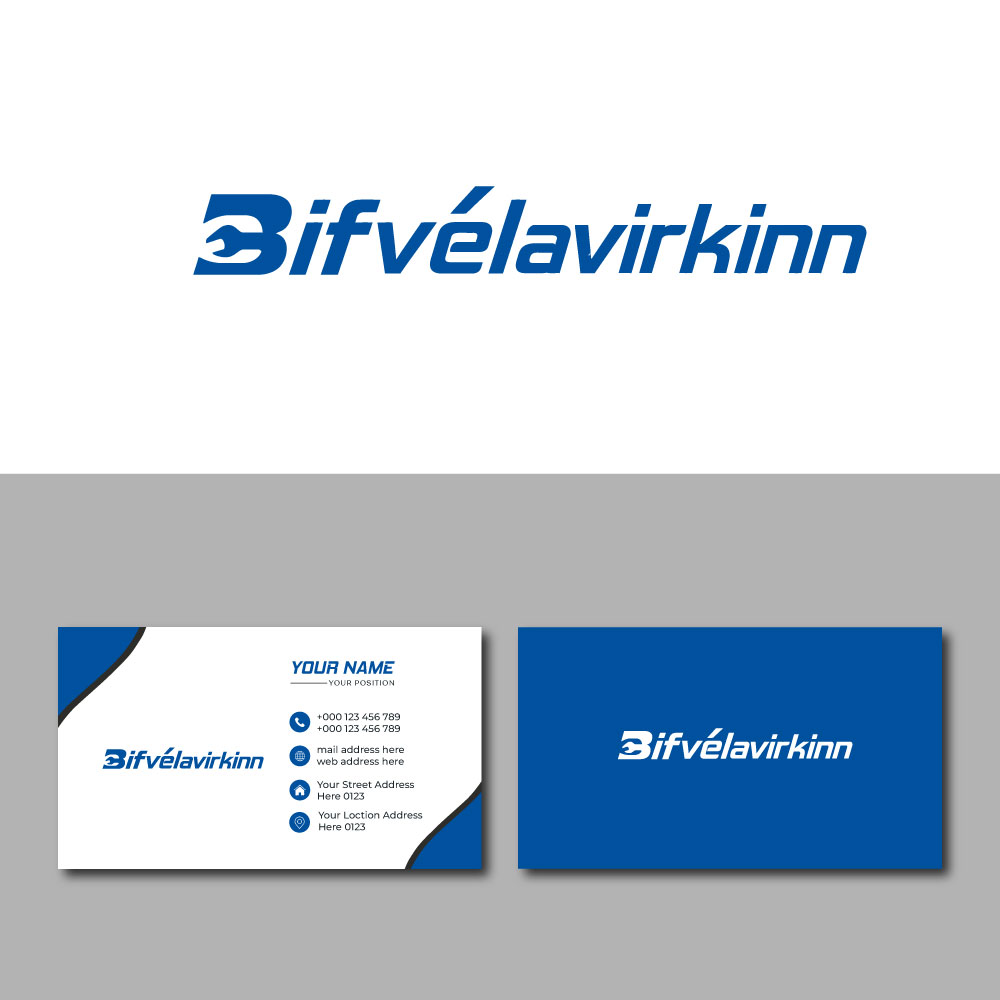 Logo Design by Pixel Signature for Bifvélavirkinn ehf | Design #37570182