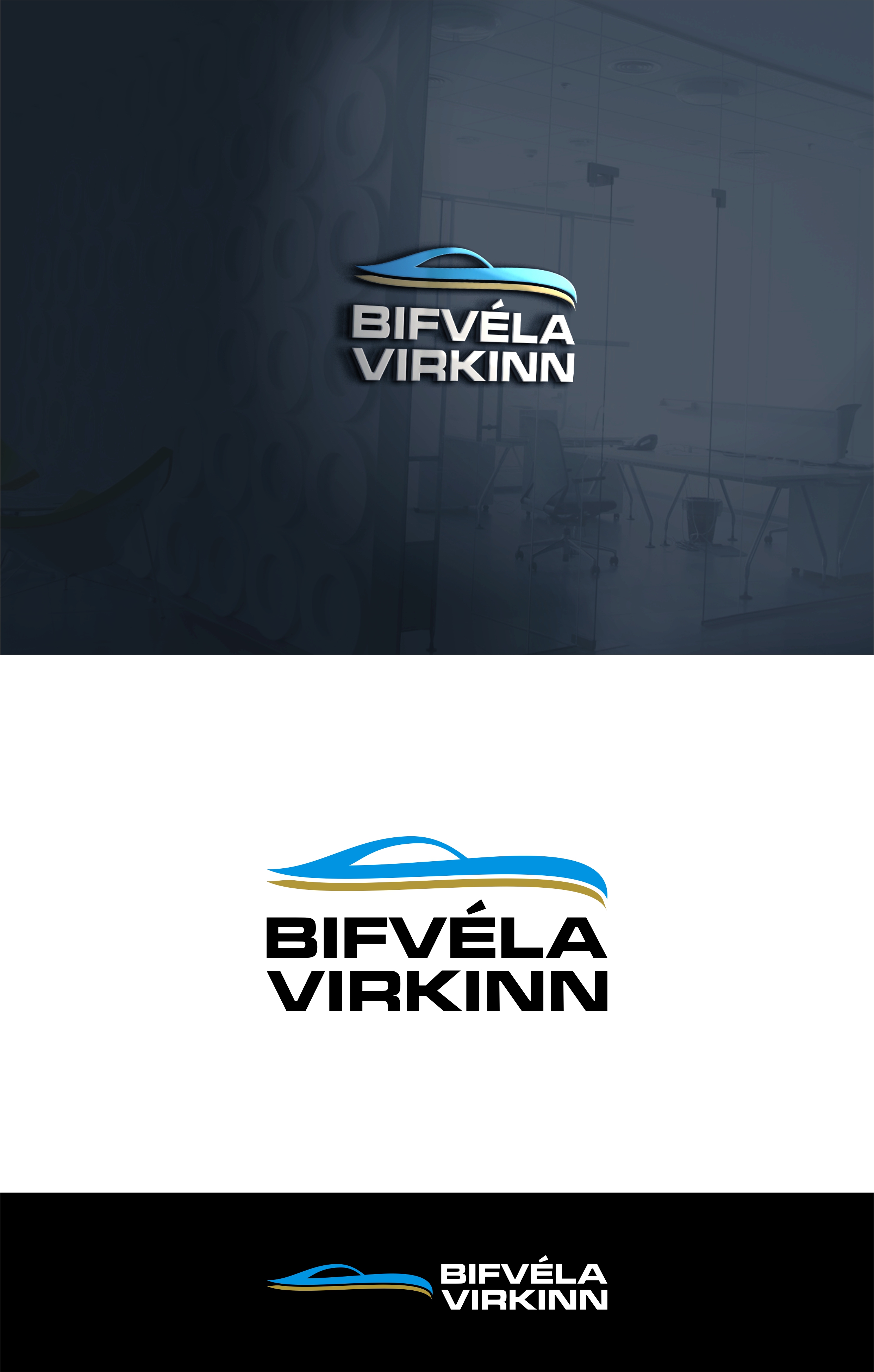 Diseño de Logo por Tiono para Bifvélavirkinn ehf | Diseño #37576848