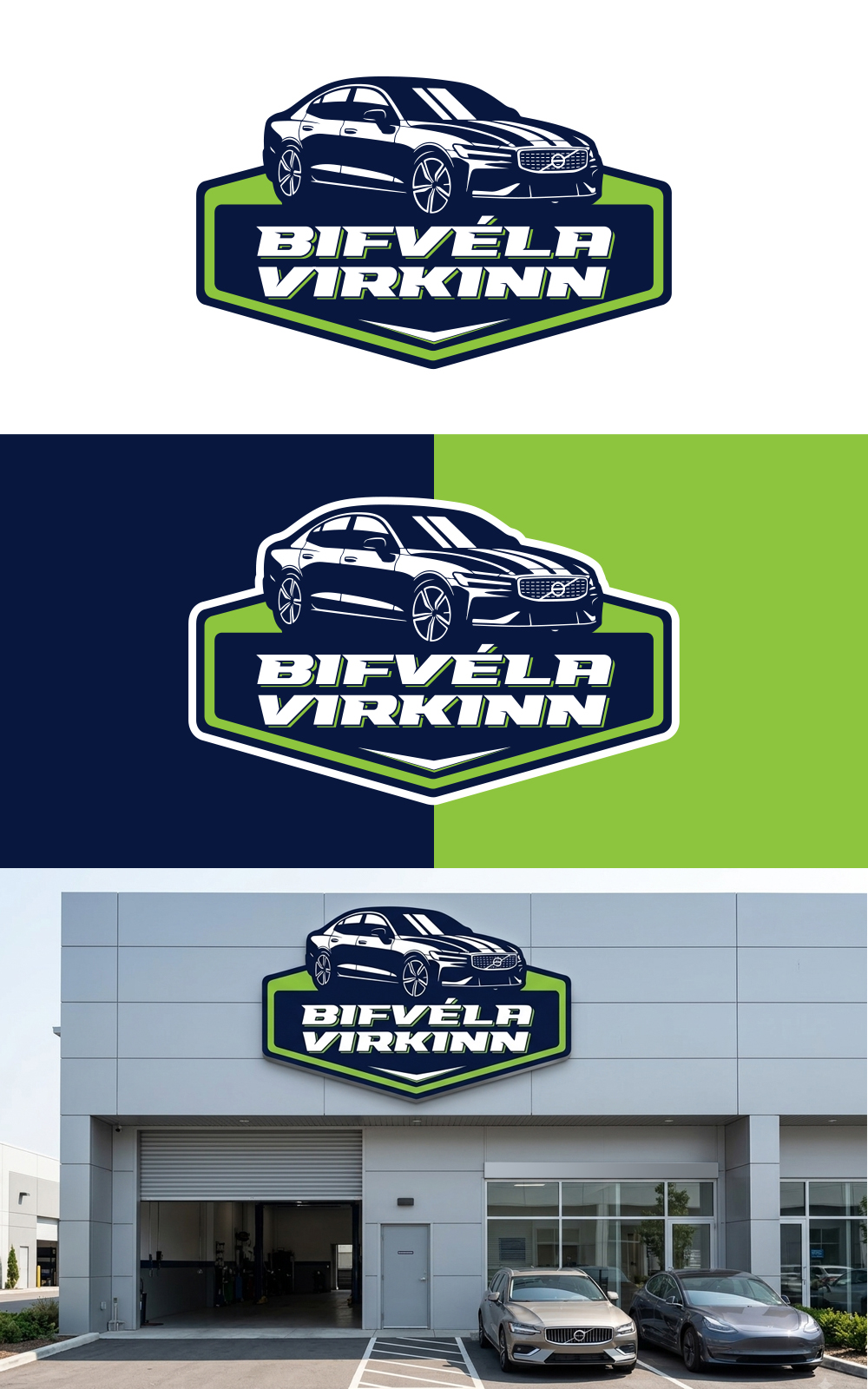 Diseño de Logo por circledsg para Bifvélavirkinn ehf | Diseño #37582735