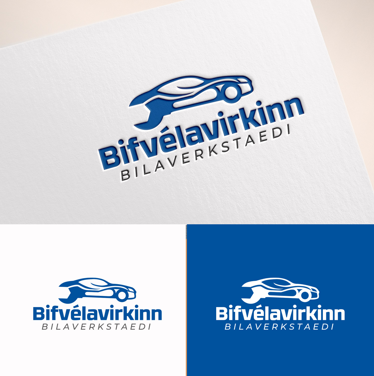 Logo Design by M Art & Design for Bifvélavirkinn ehf | Design #37570966