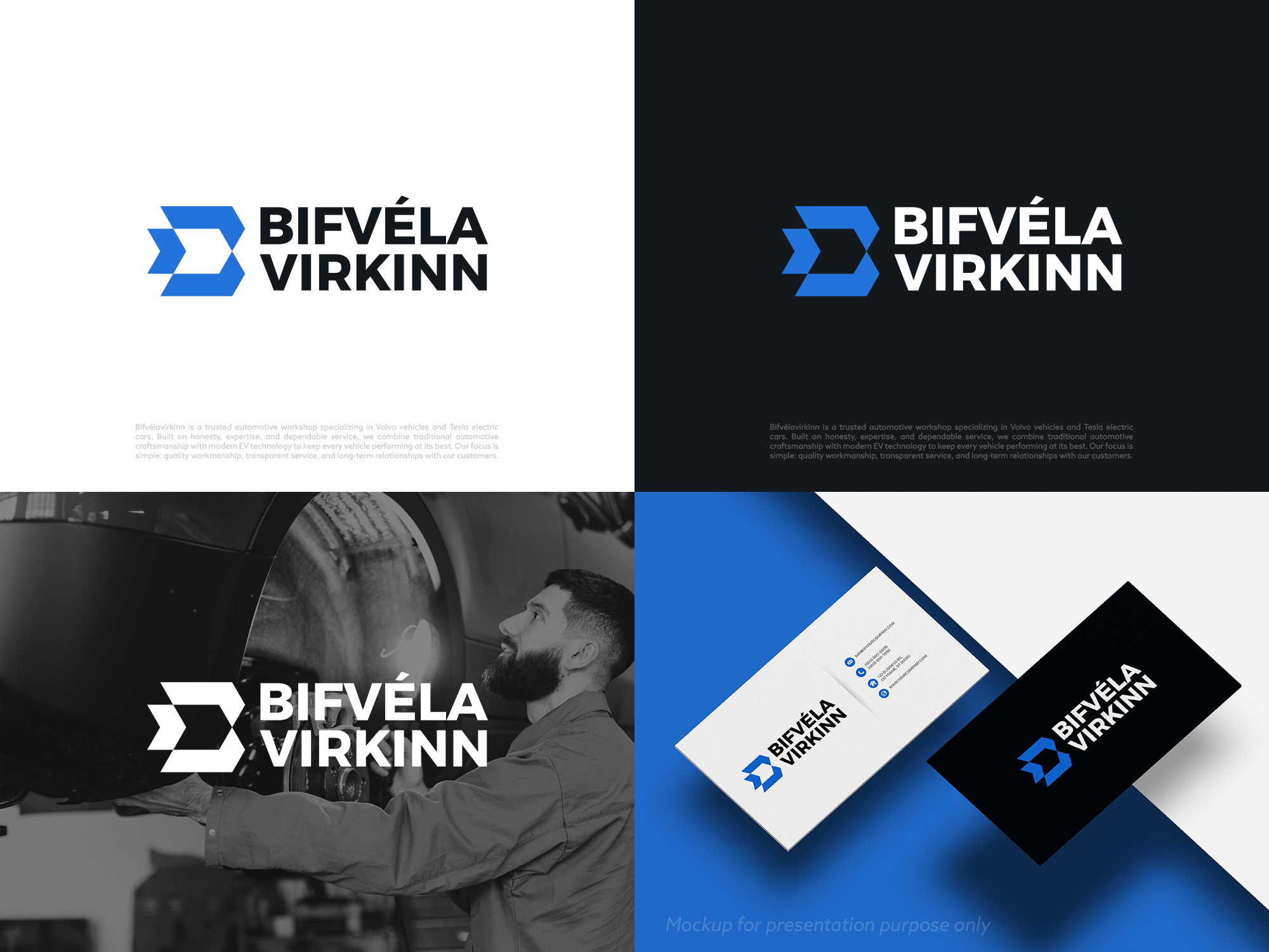 Diseño de Logo por COLOUR CREATIVE para Bifvélavirkinn ehf | Diseño #37583904
