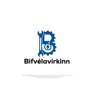 Diseño de Logo por MD Kausar Ali para Bifvélavirkinn ehf | Diseño: #37585055