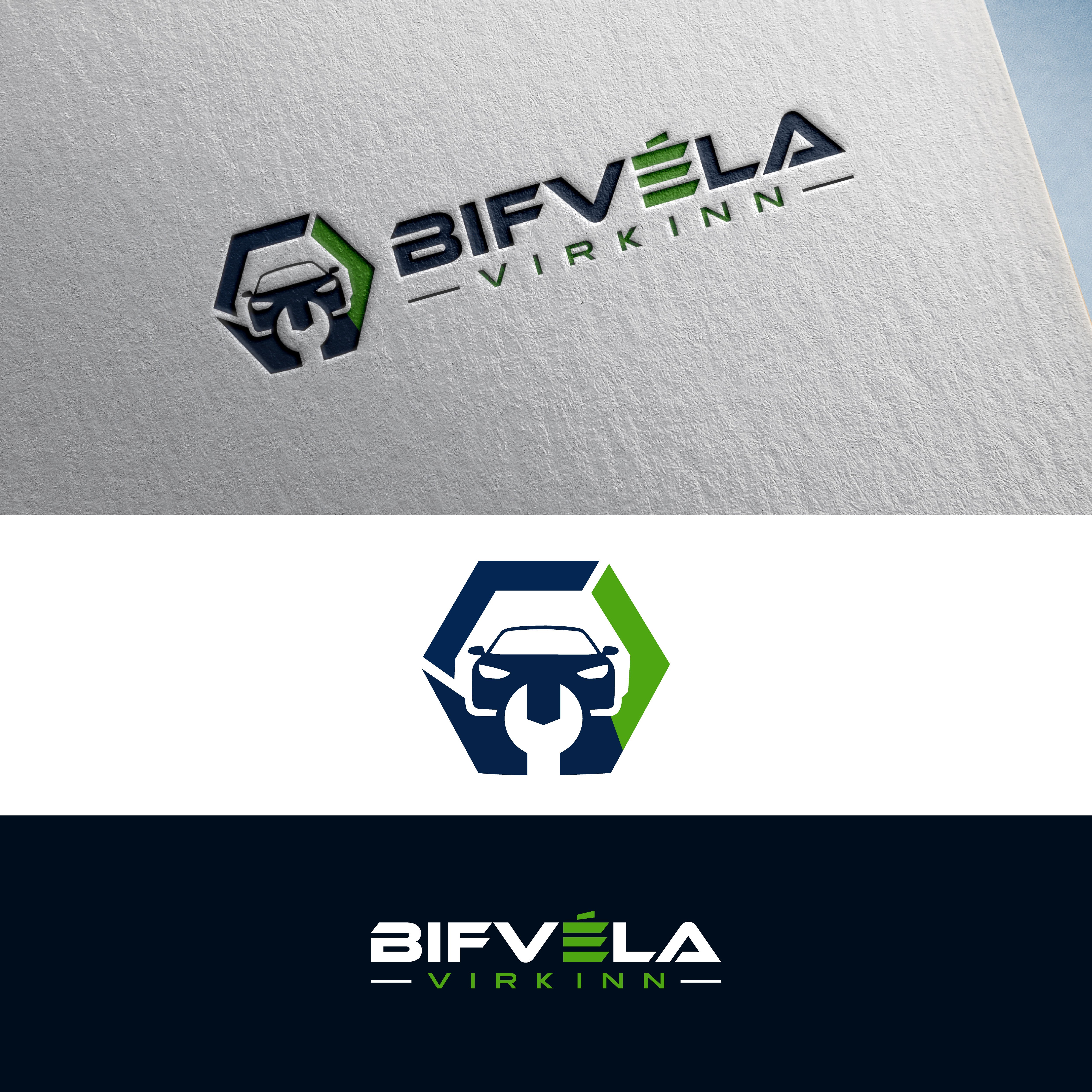 Logo Design by ainee4 for Bifvélavirkinn ehf | Design #37575174
