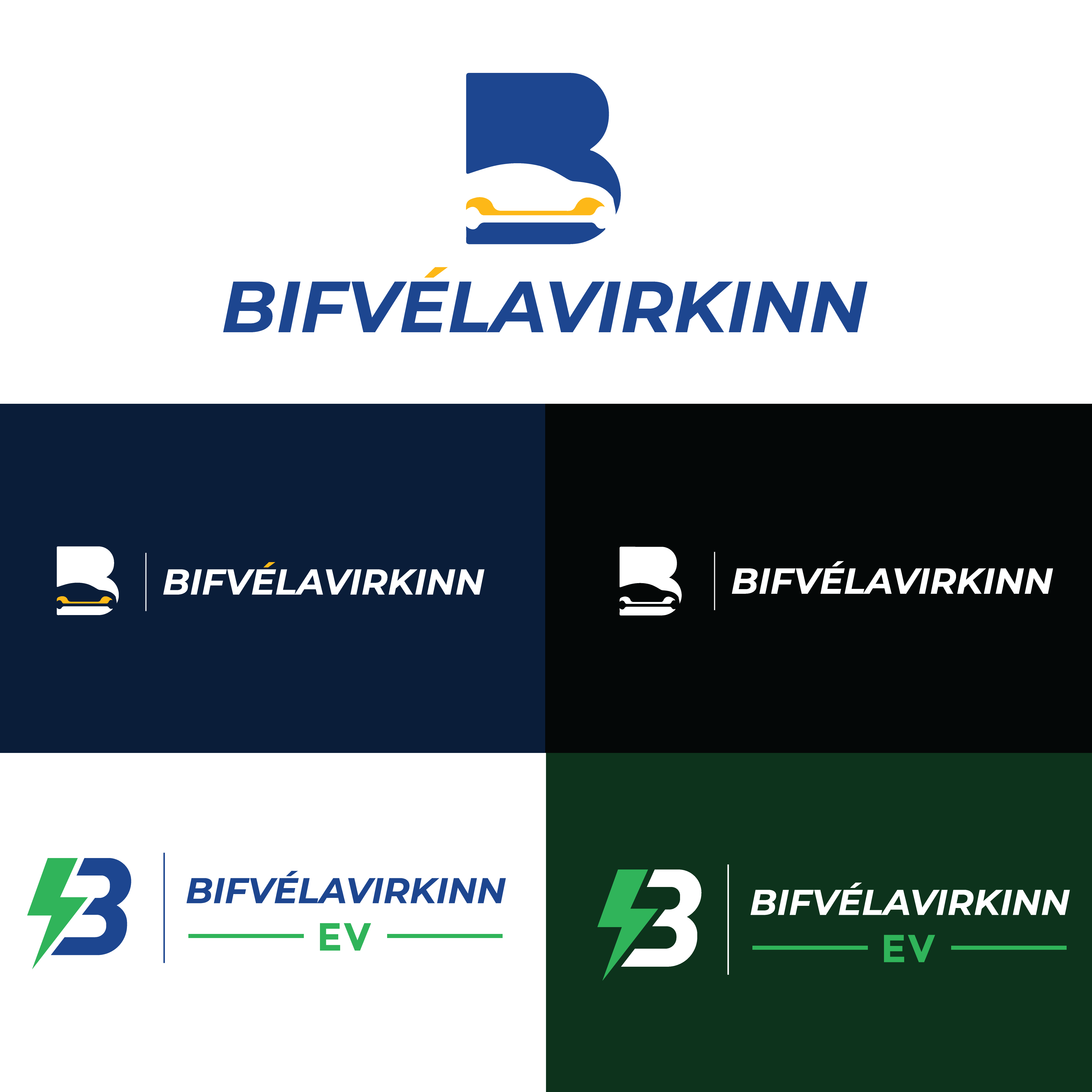 Diseño de Logo por Casey Kelechi para Bifvélavirkinn ehf | Diseño #37569998