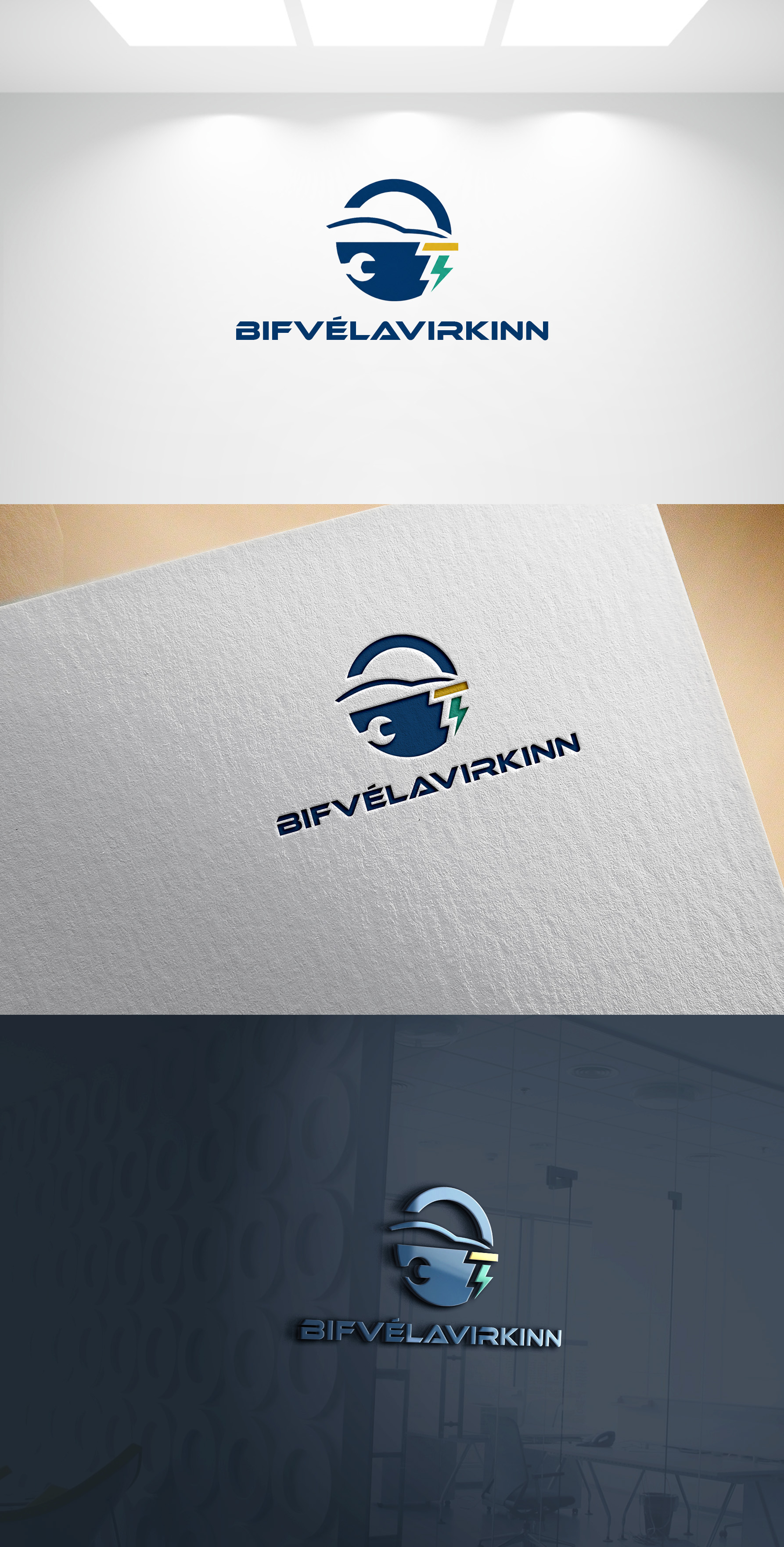 Diseño de Logo por Joseph Robert para Bifvélavirkinn ehf | Diseño #37584825
