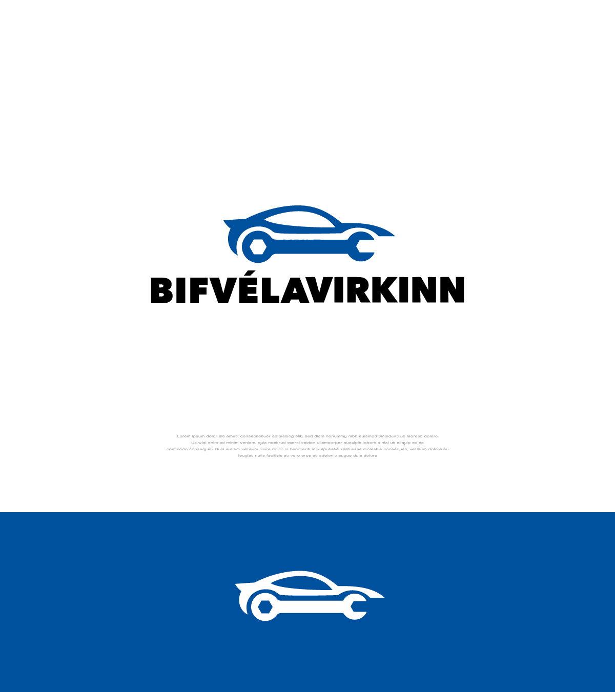 Logo Design by apik. for Bifvélavirkinn ehf | Design #37572770