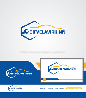 Logo Design by InkPilot_Studio™ for Bifvélavirkinn ehf | Design: #37574584
