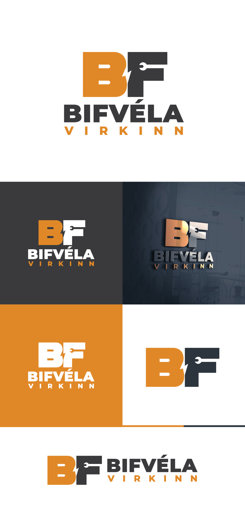 Diseño de Logo por AbdurRahim@ para Bifvélavirkinn ehf | Diseño #37574876