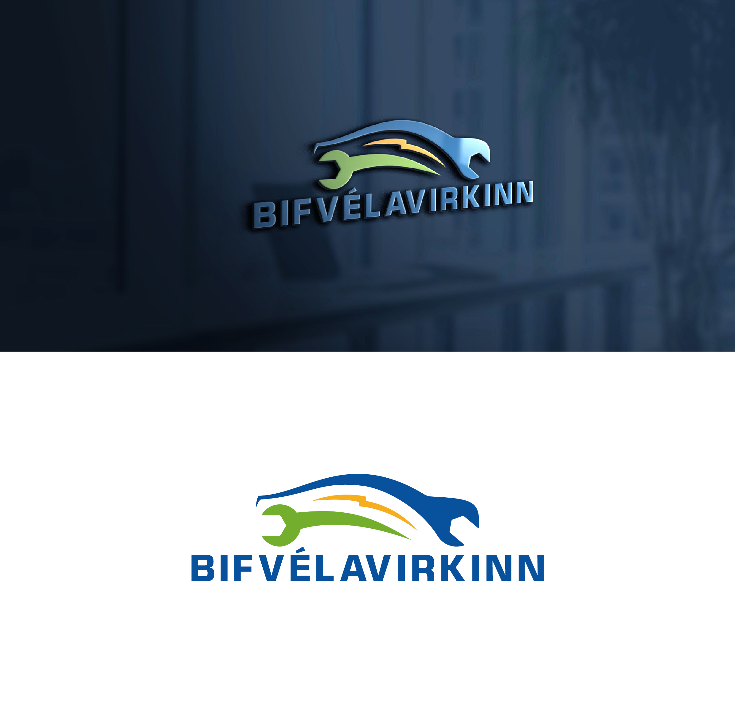 Diseño de Logo por nasim33 para Bifvélavirkinn ehf | Diseño #37568588