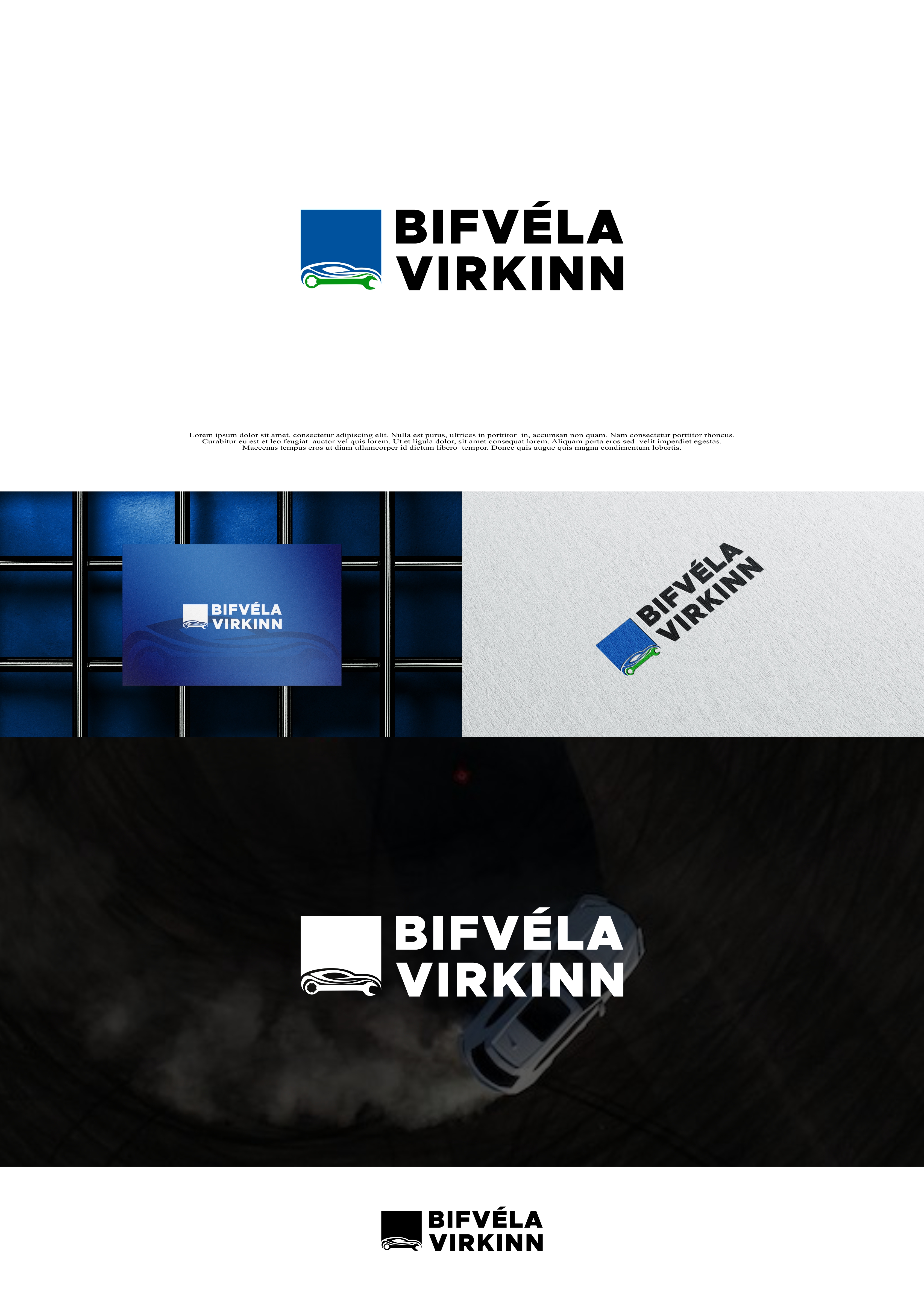 Logo Design by creative dome for Bifvélavirkinn ehf | Design #37574025