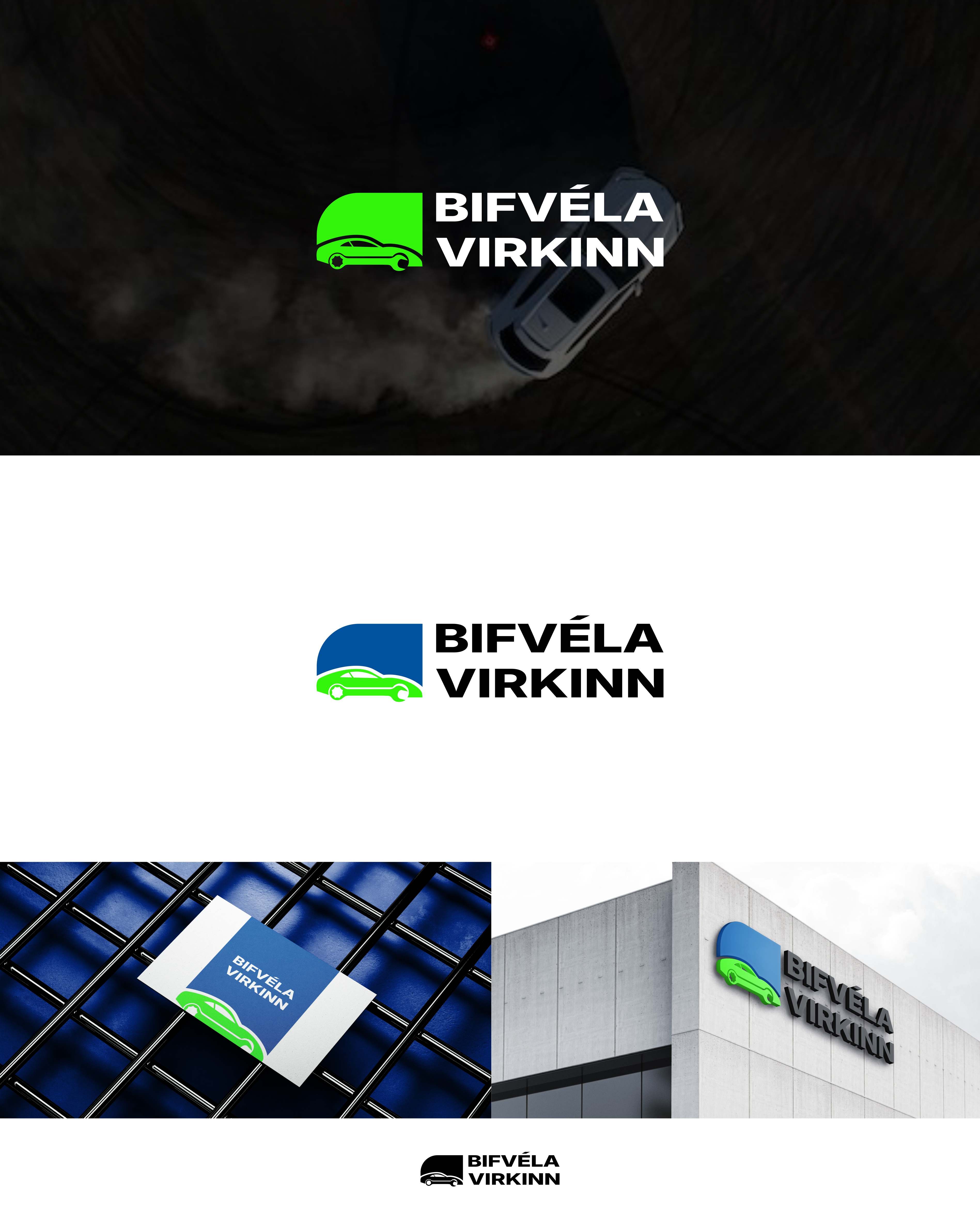 Logo Design by creative dome for Bifvélavirkinn ehf | Design #37577574