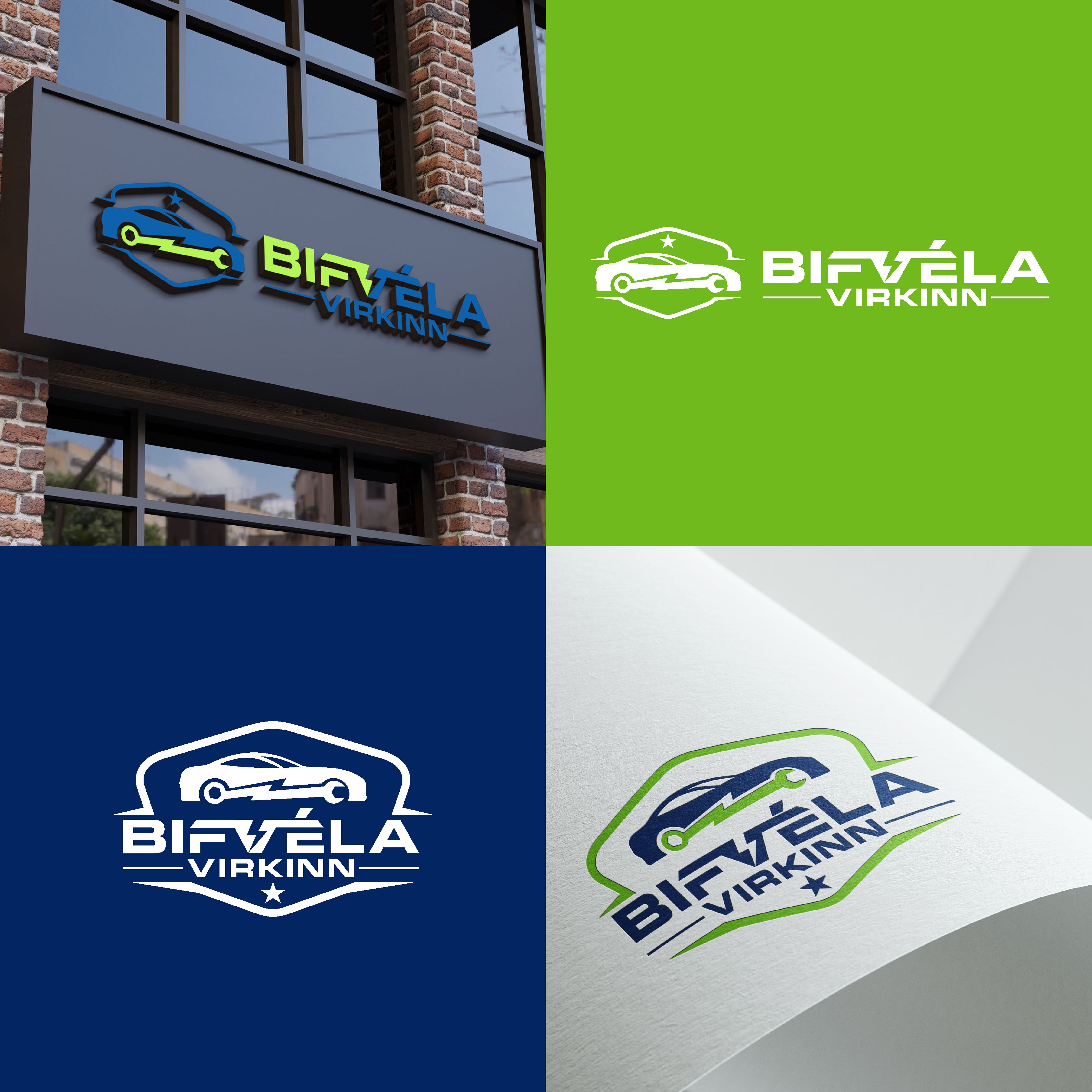 Logo Design by Bione for Bifvélavirkinn ehf | Design #37578328