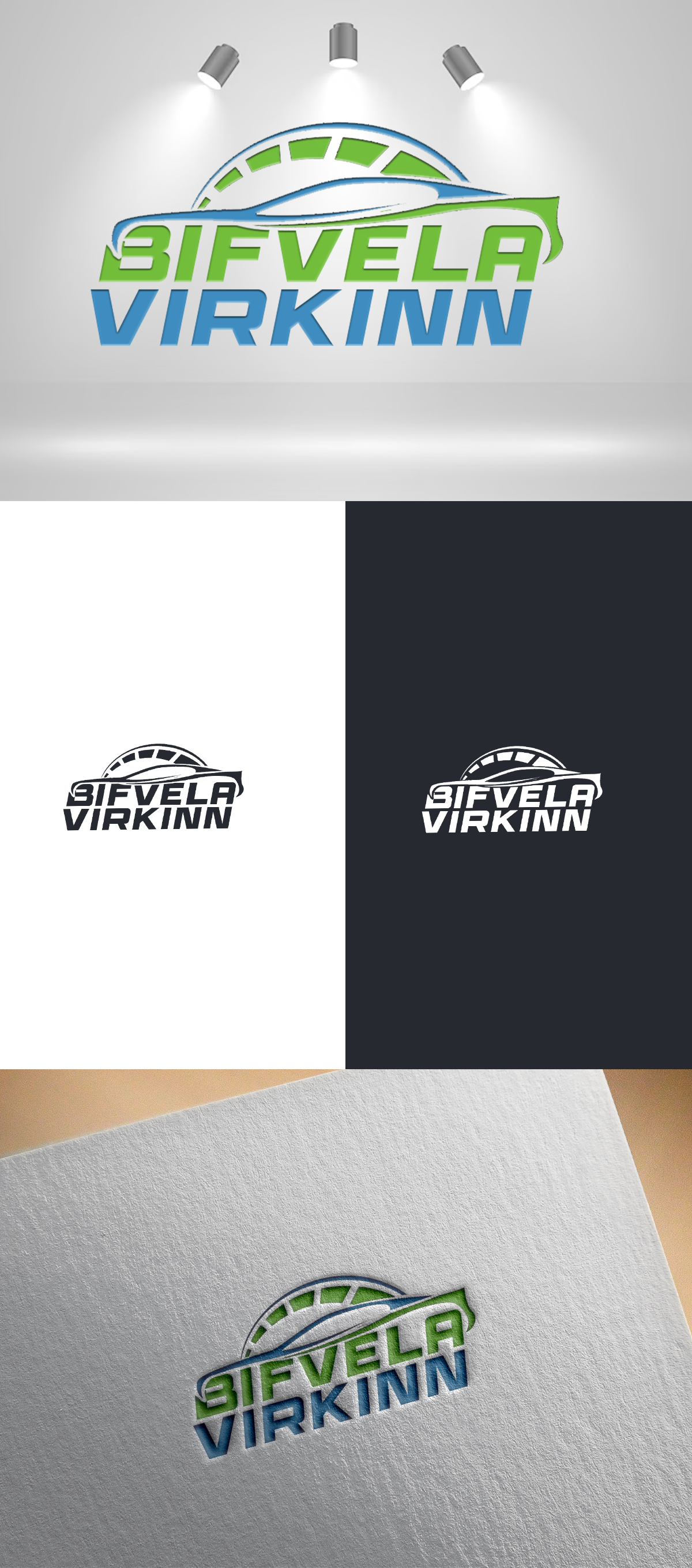 Diseño de Logo por SANJU1 para Bifvélavirkinn ehf | Diseño #37574464