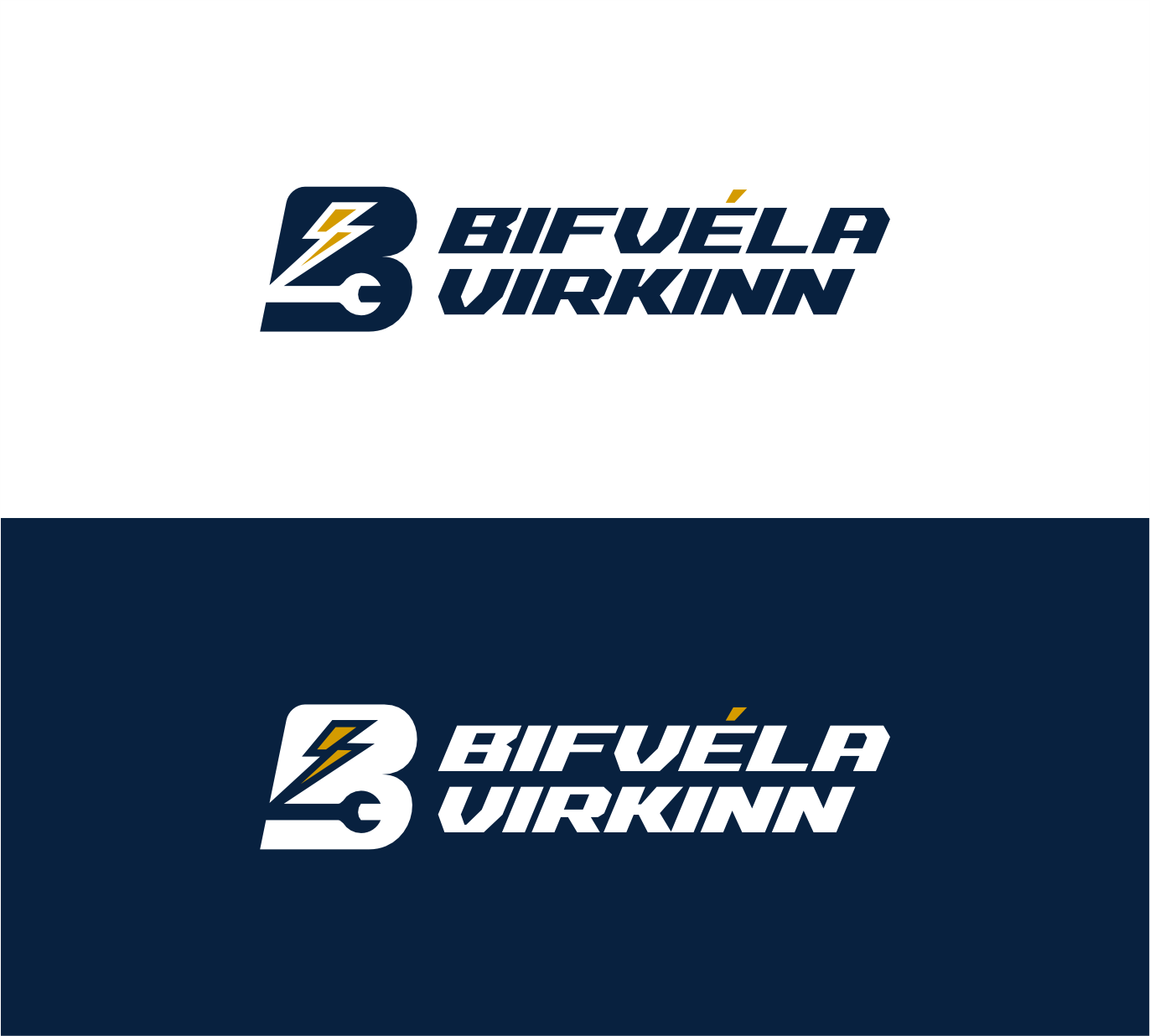 Diseño de Logo por ander sky dc para Bifvélavirkinn ehf | Diseño #37568926