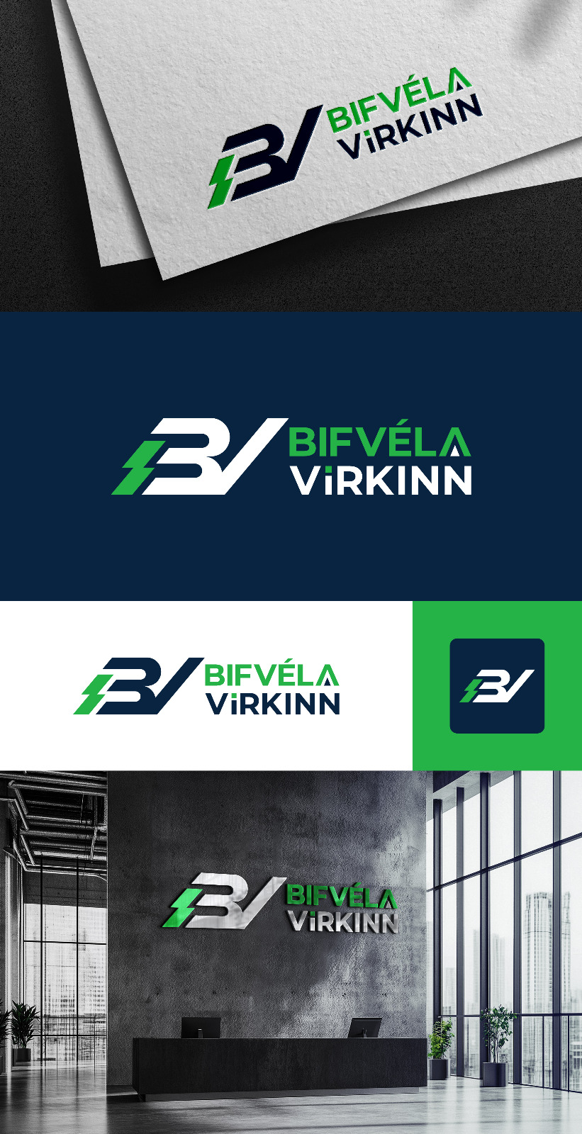 Logo Design by StunnerDesignz for Bifvélavirkinn ehf | Design #37571130