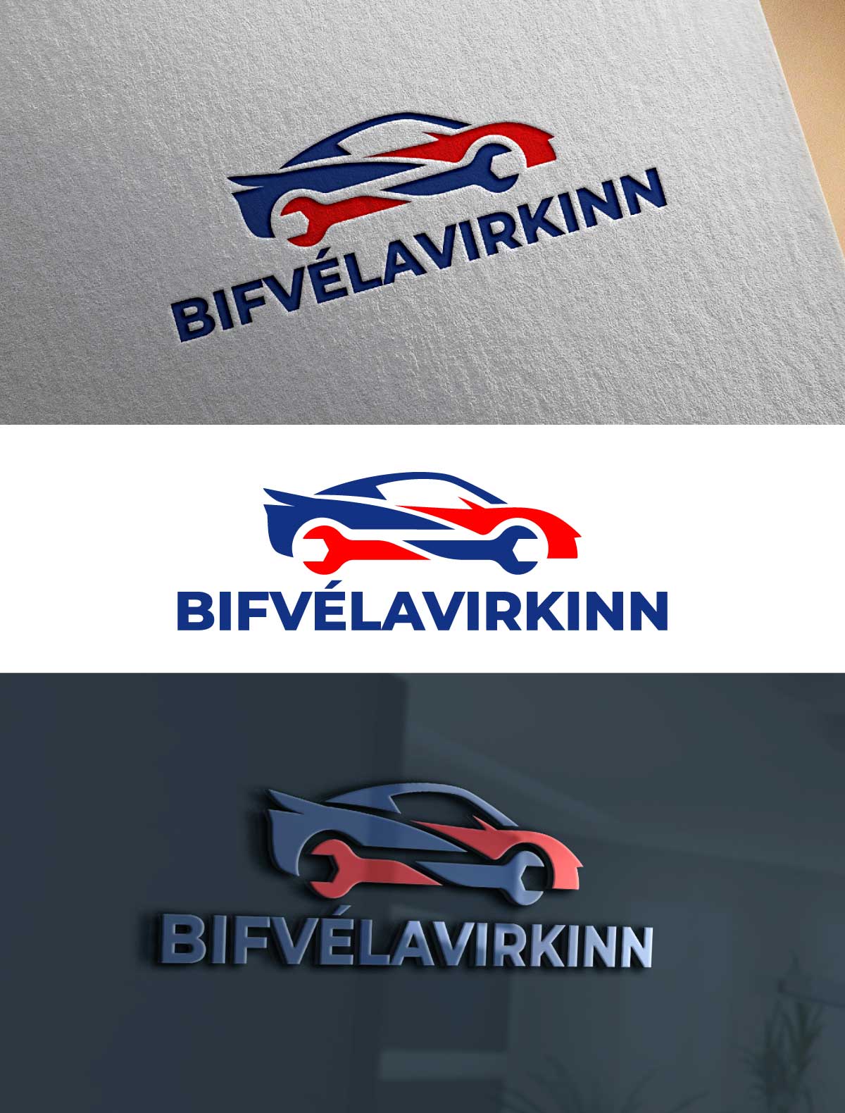Logo Design by Alex75 for Bifvélavirkinn ehf | Design #37575946