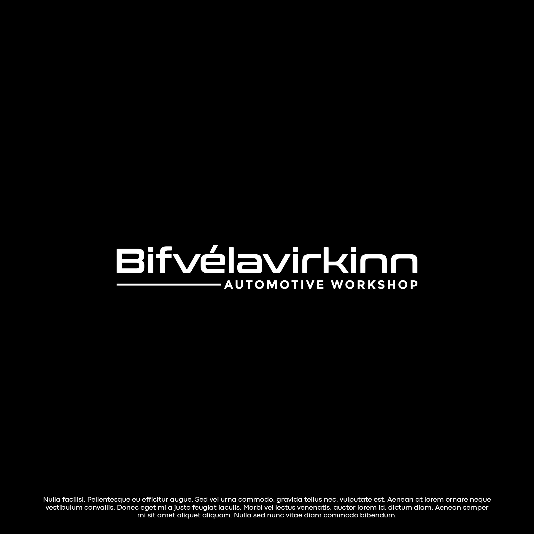 Diseño de Logo por ScoreStriver para Bifvélavirkinn ehf | Diseño #37567183