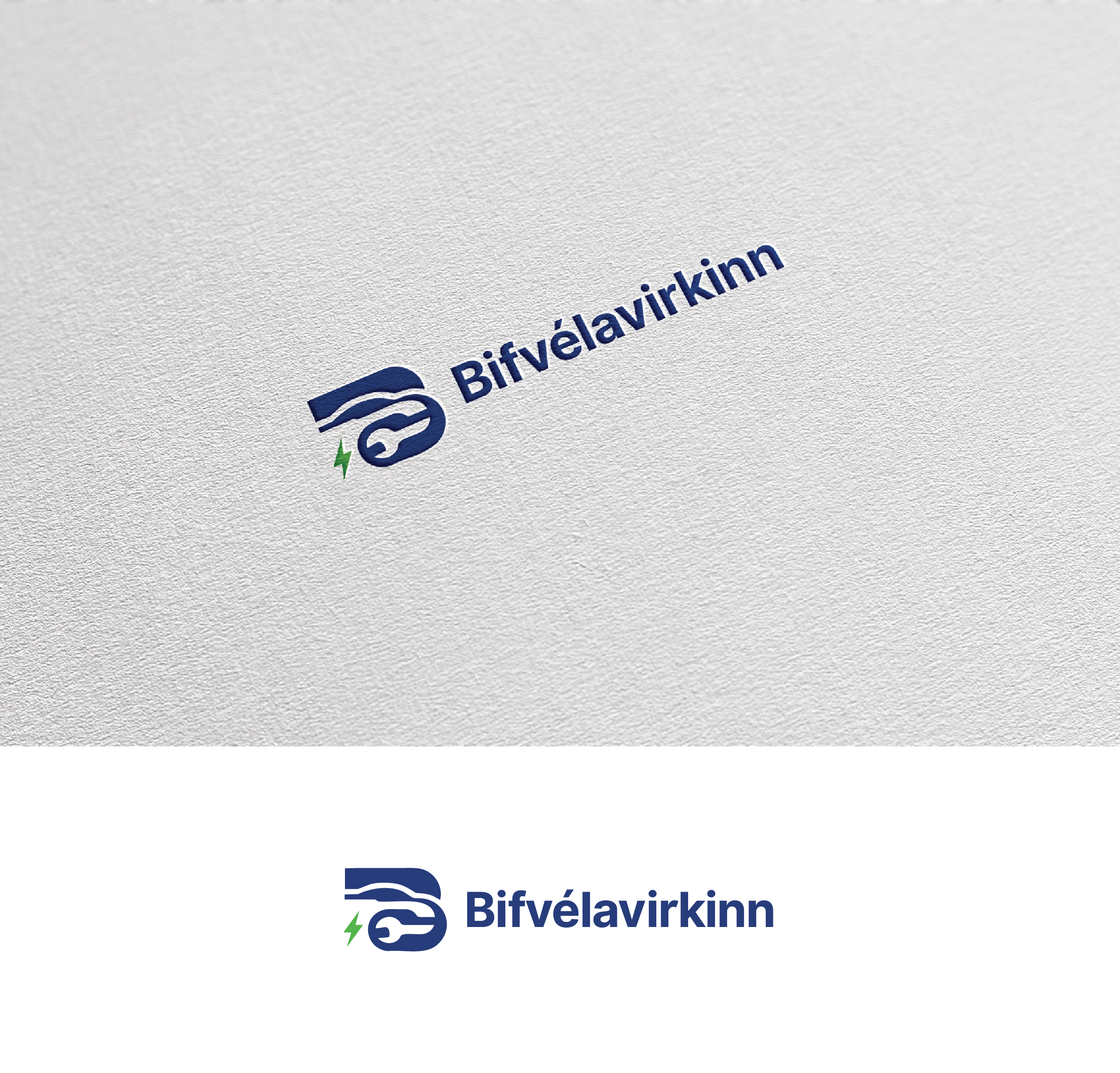 Logo Design by Afsana_Hoque for Bifvélavirkinn ehf | Design #37574976