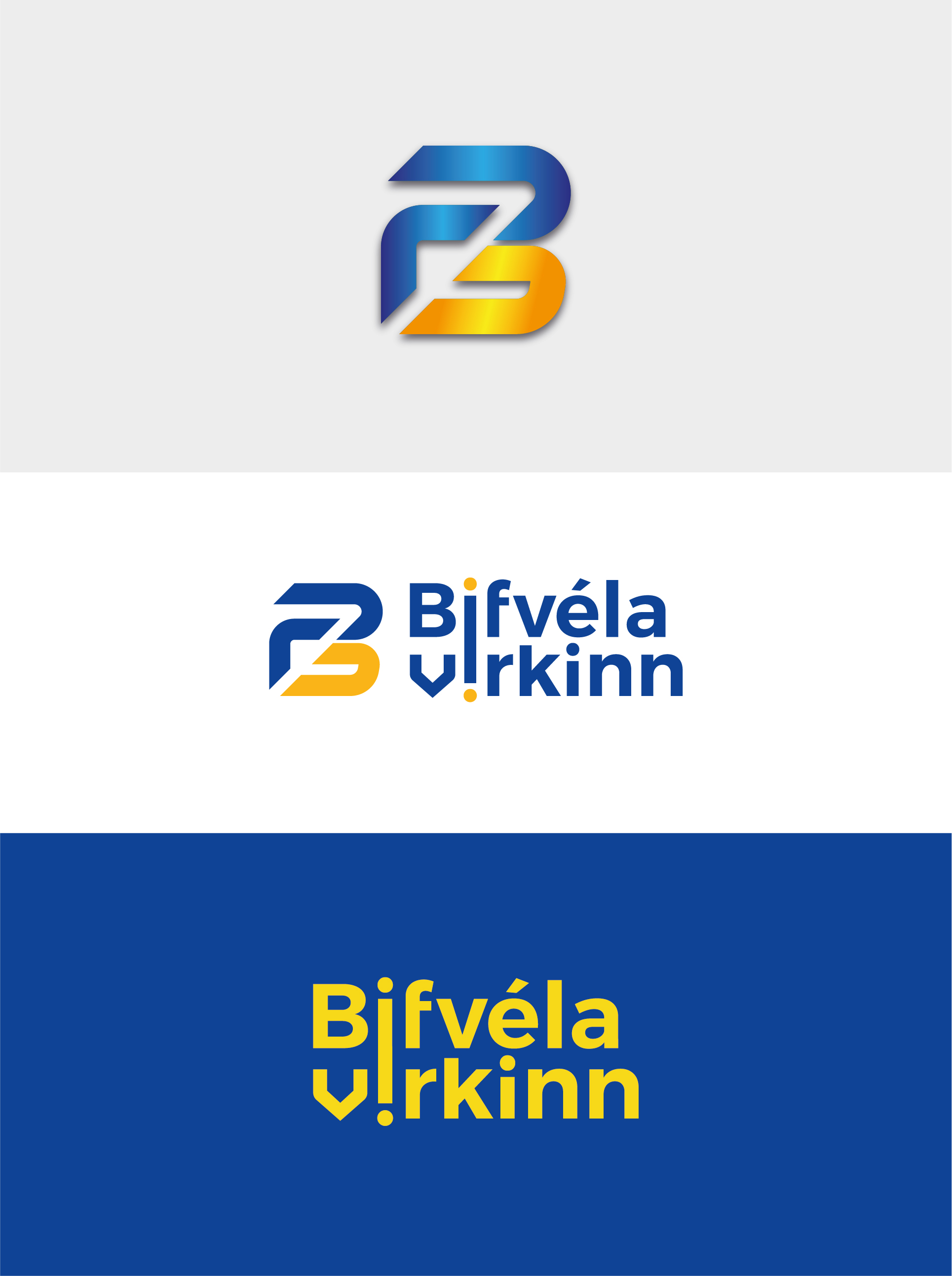 Logo Design by Zine design  for Bifvélavirkinn ehf | Design #37572950