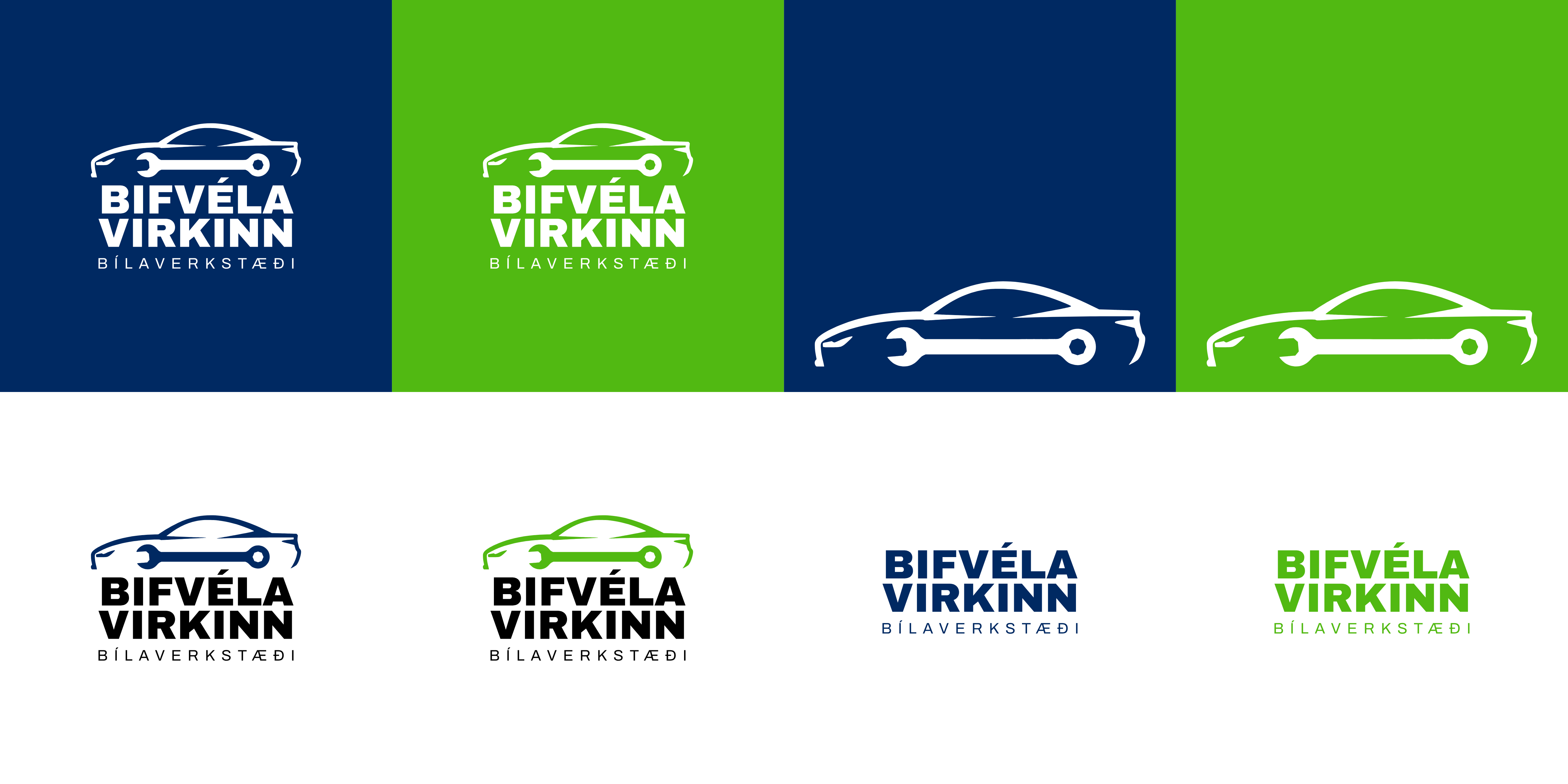 Logo Design by Le Yuan for Bifvélavirkinn ehf | Design #37581024