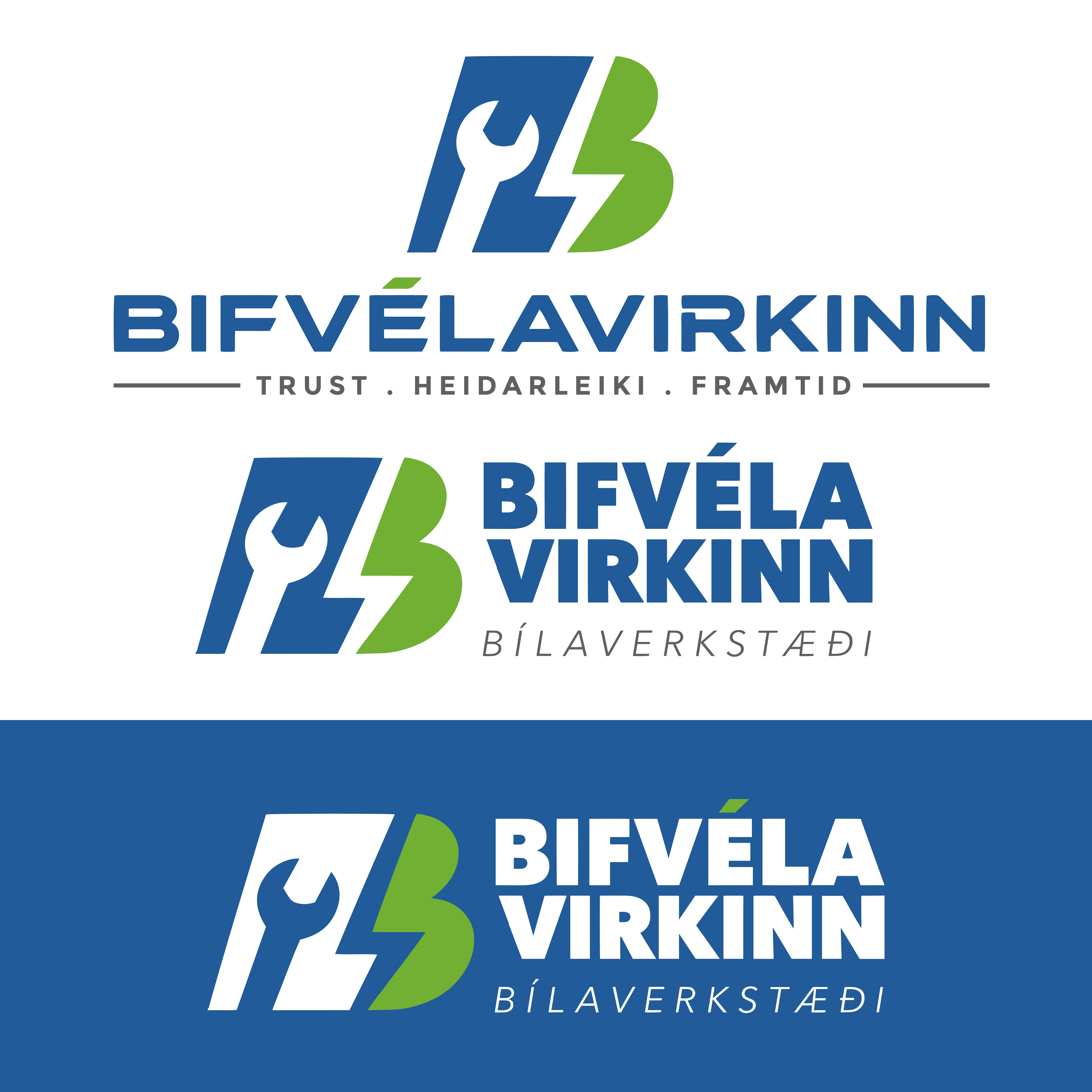 Logo Design by HSNYDesigns for Bifvélavirkinn ehf | Design #37580394