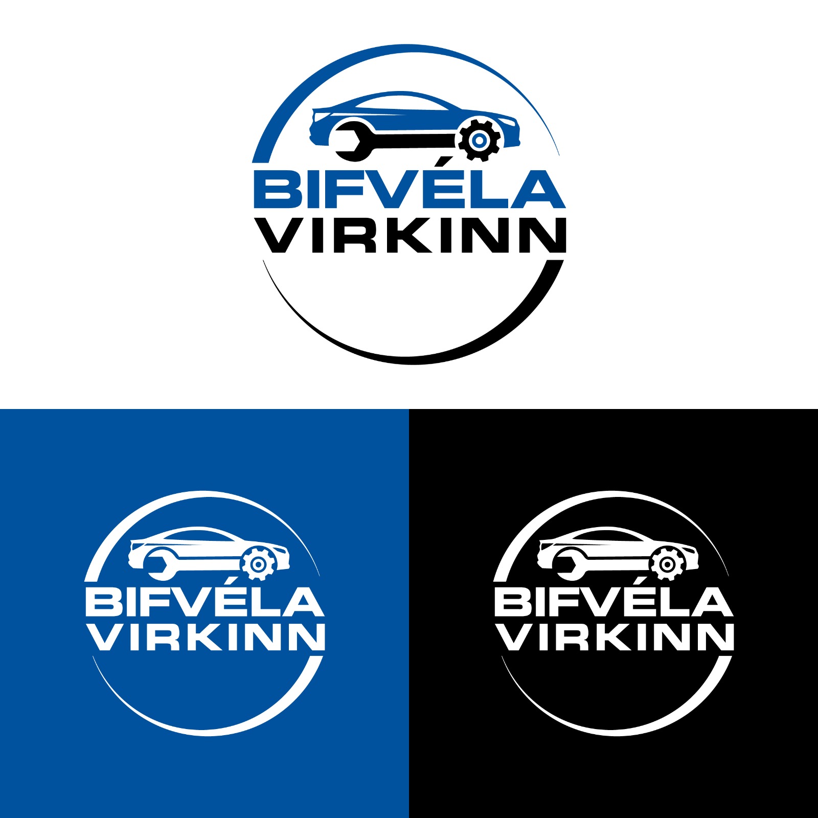 Logo Design by Murad ART for Bifvélavirkinn ehf | Design #37576826