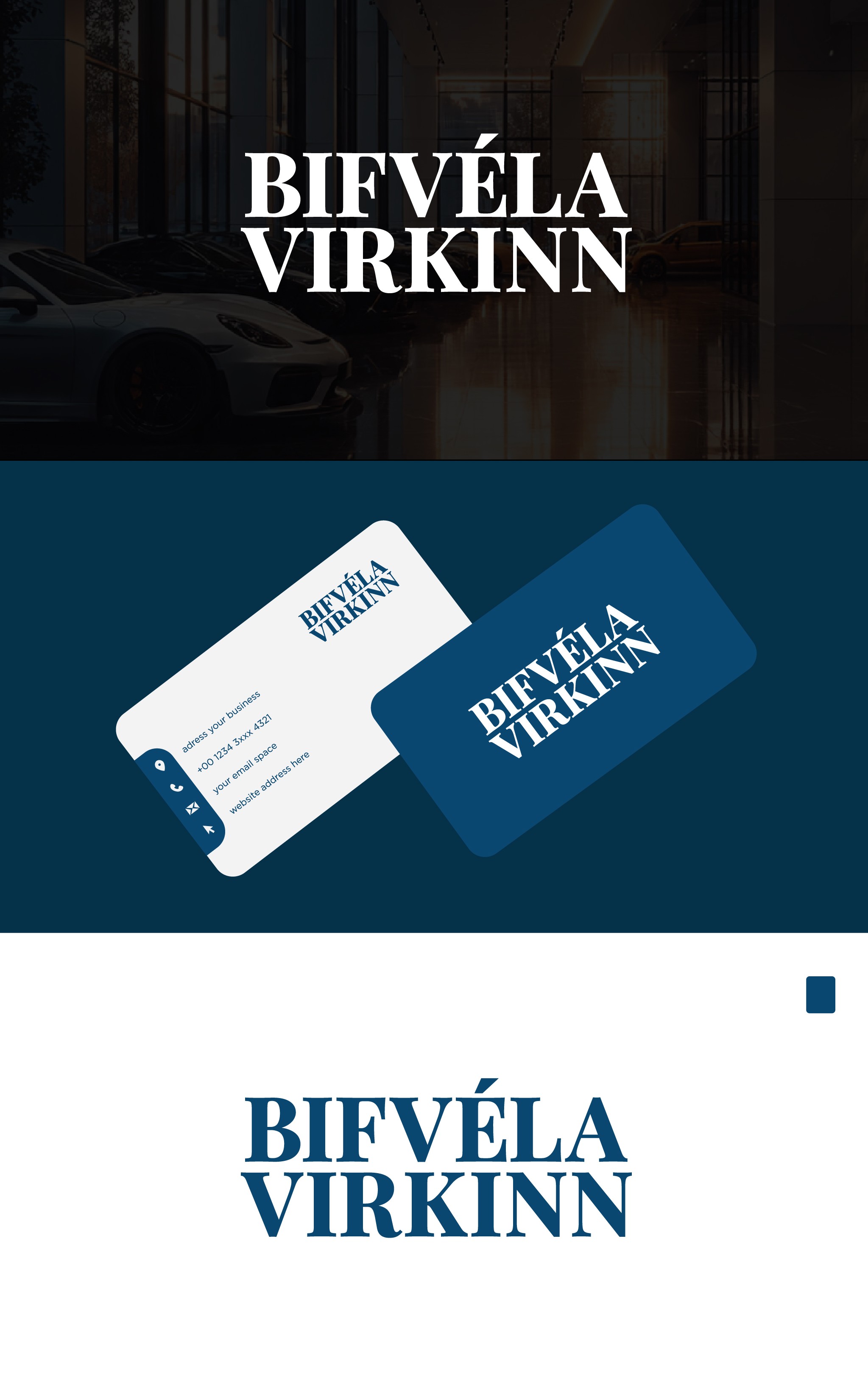 Logo Design by Annapoorna Design Co for Bifvélavirkinn ehf | Design #37580073