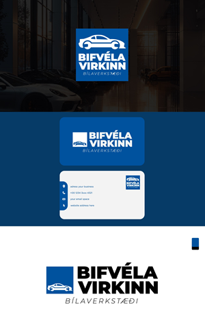 Logo Design by Annapoorna Design Co for Bifvélavirkinn ehf | Design: #37580205