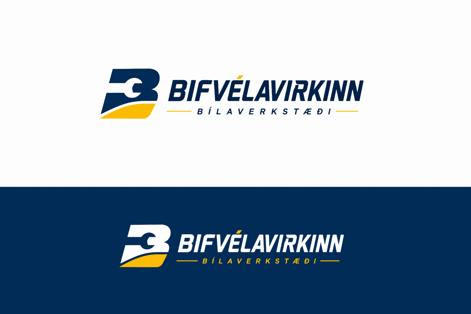 Diseño de Logo por Marioma para Bifvélavirkinn ehf | Diseño #37575013