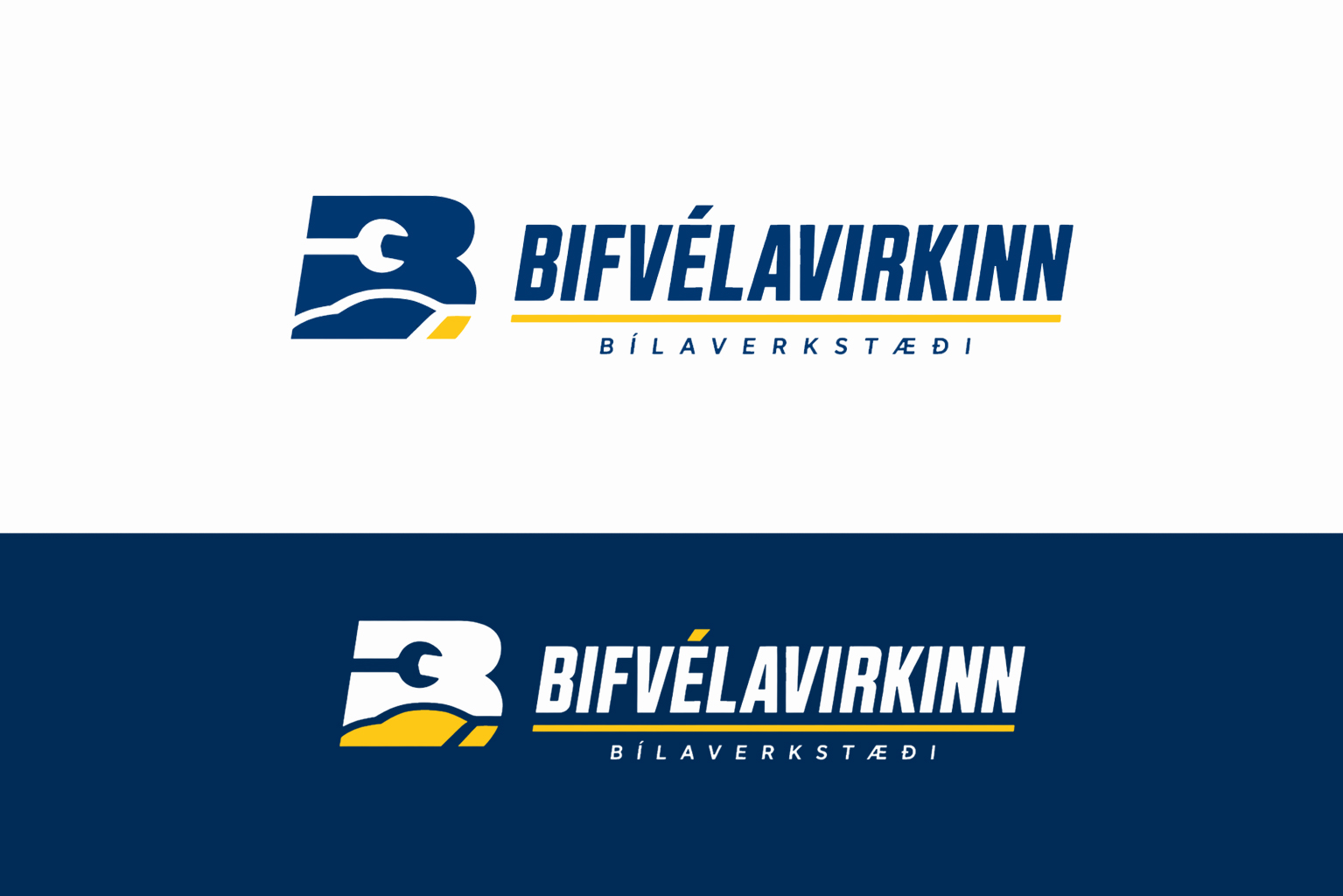 Diseño de Logo por Marioma para Bifvélavirkinn ehf | Diseño #37575014