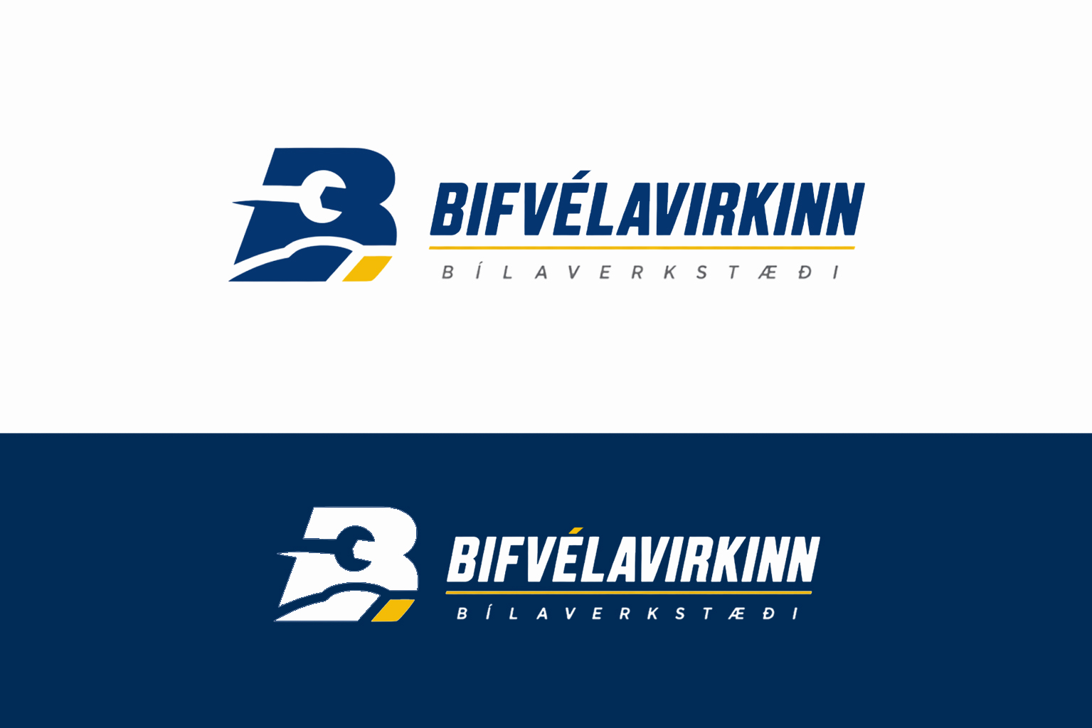 Diseño de Logo por Marioma para Bifvélavirkinn ehf | Diseño #37575015
