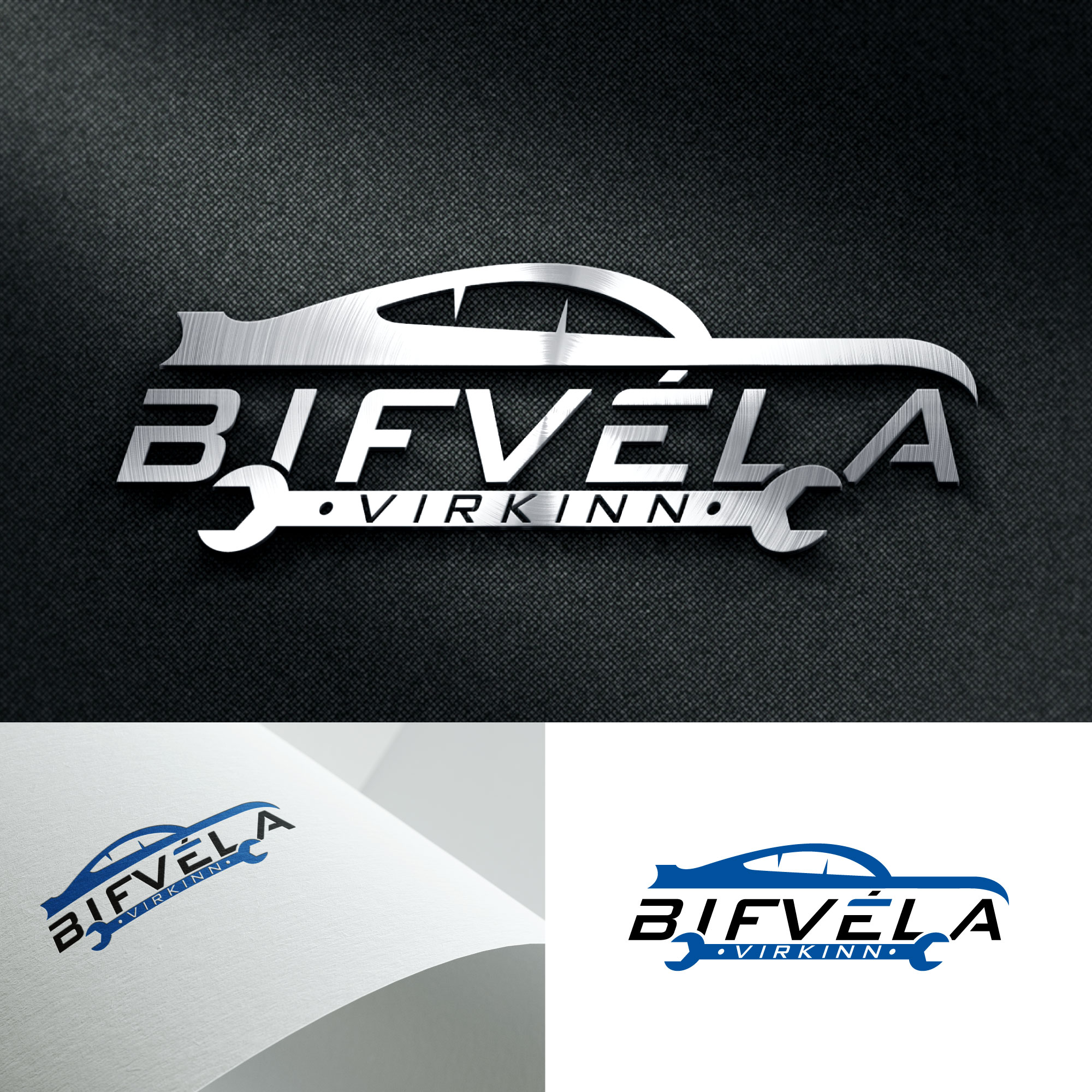 Logo Design by SofikGhosh for Bifvélavirkinn ehf | Design #37577861