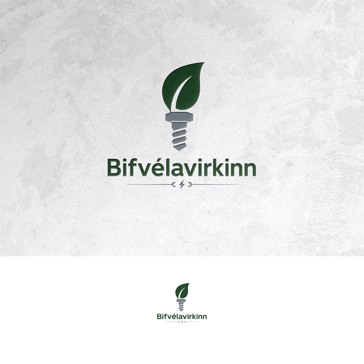 Logo Design by Sain G for Bifvélavirkinn ehf | Design #37571809