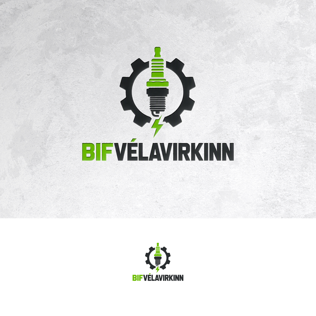 Logo Design by Sain G for Bifvélavirkinn ehf | Design #37571810