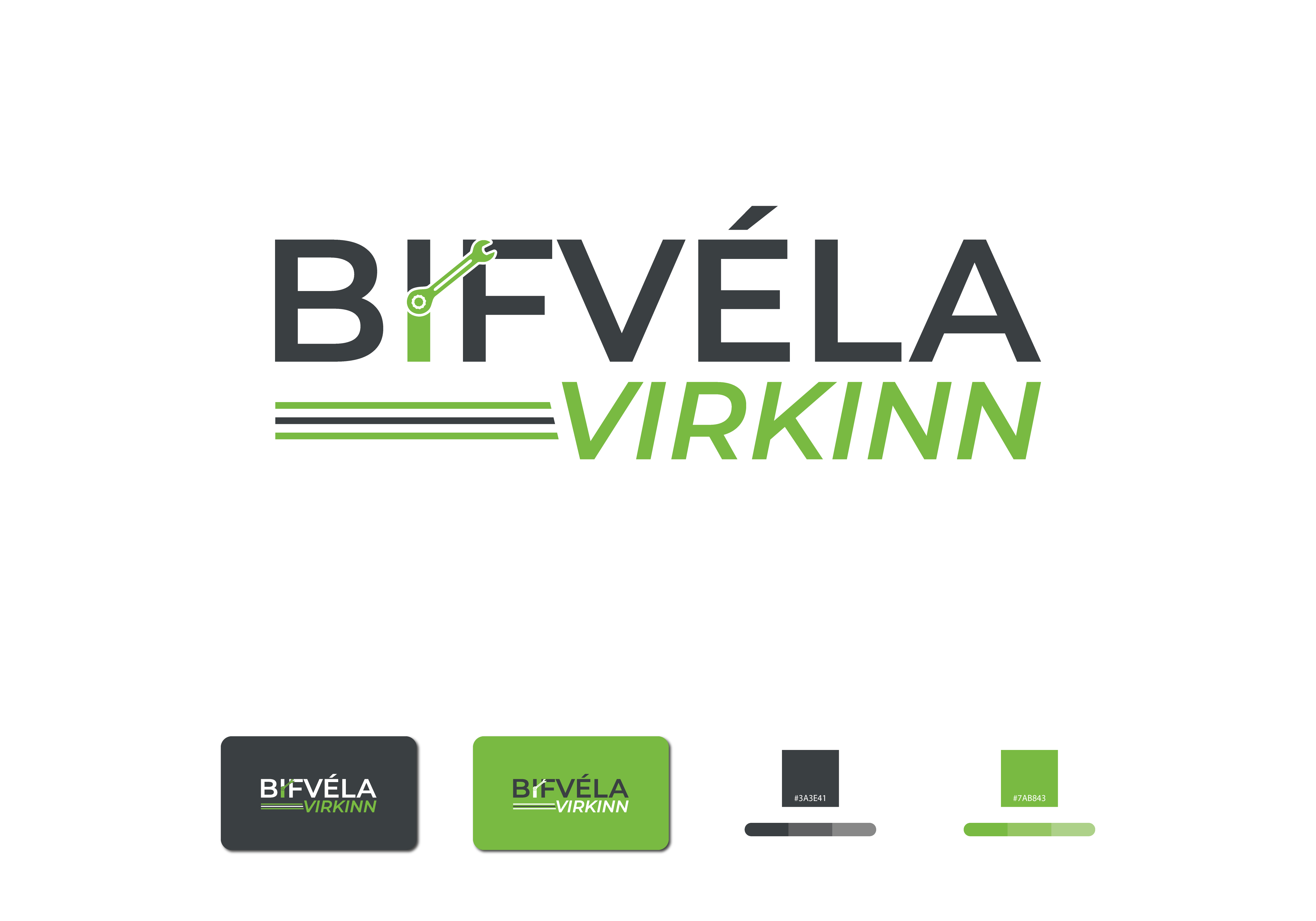Logo Design by ValaManus for Bifvélavirkinn ehf | Design #37573565