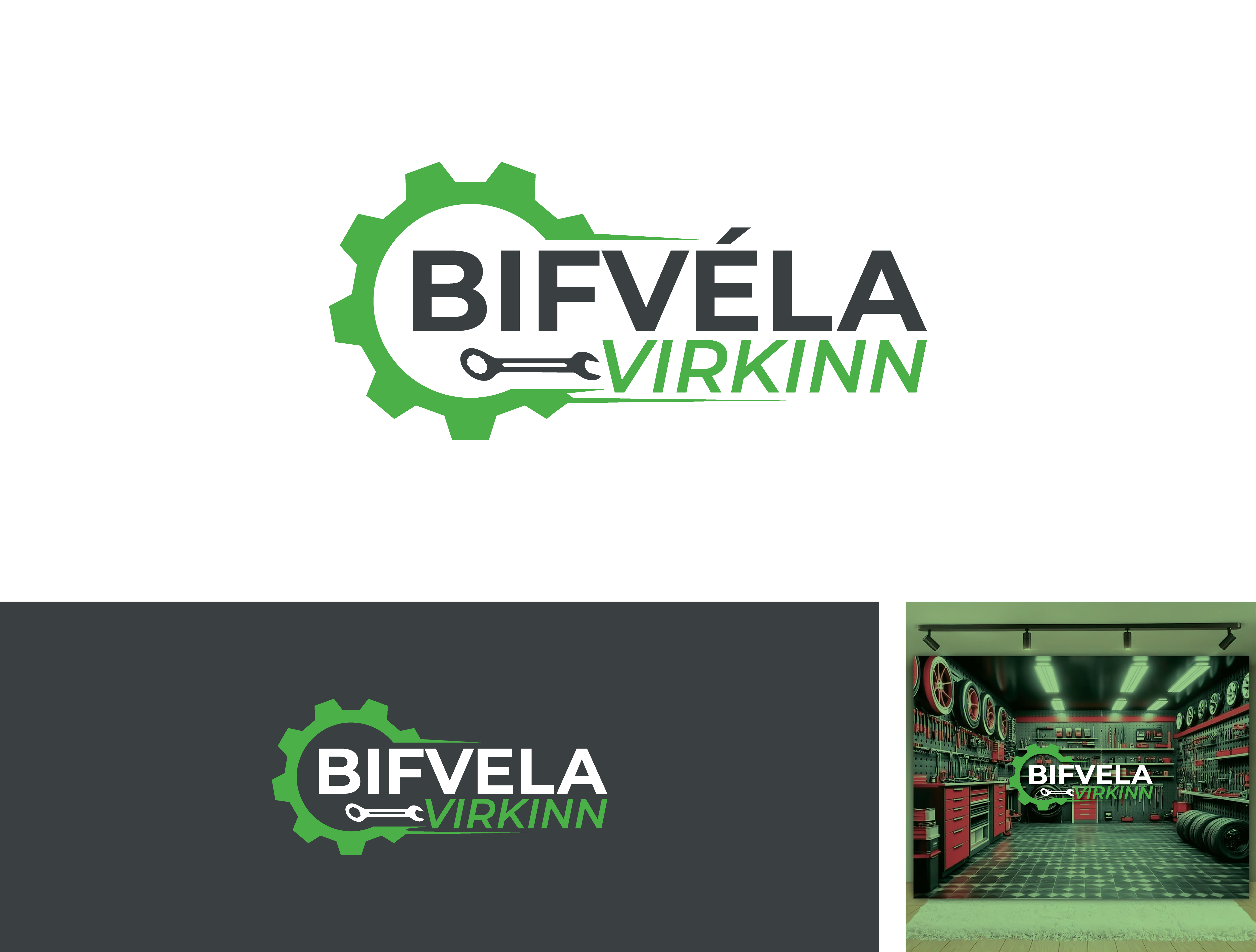Logo Design by ValaManus for Bifvélavirkinn ehf | Design #37573578